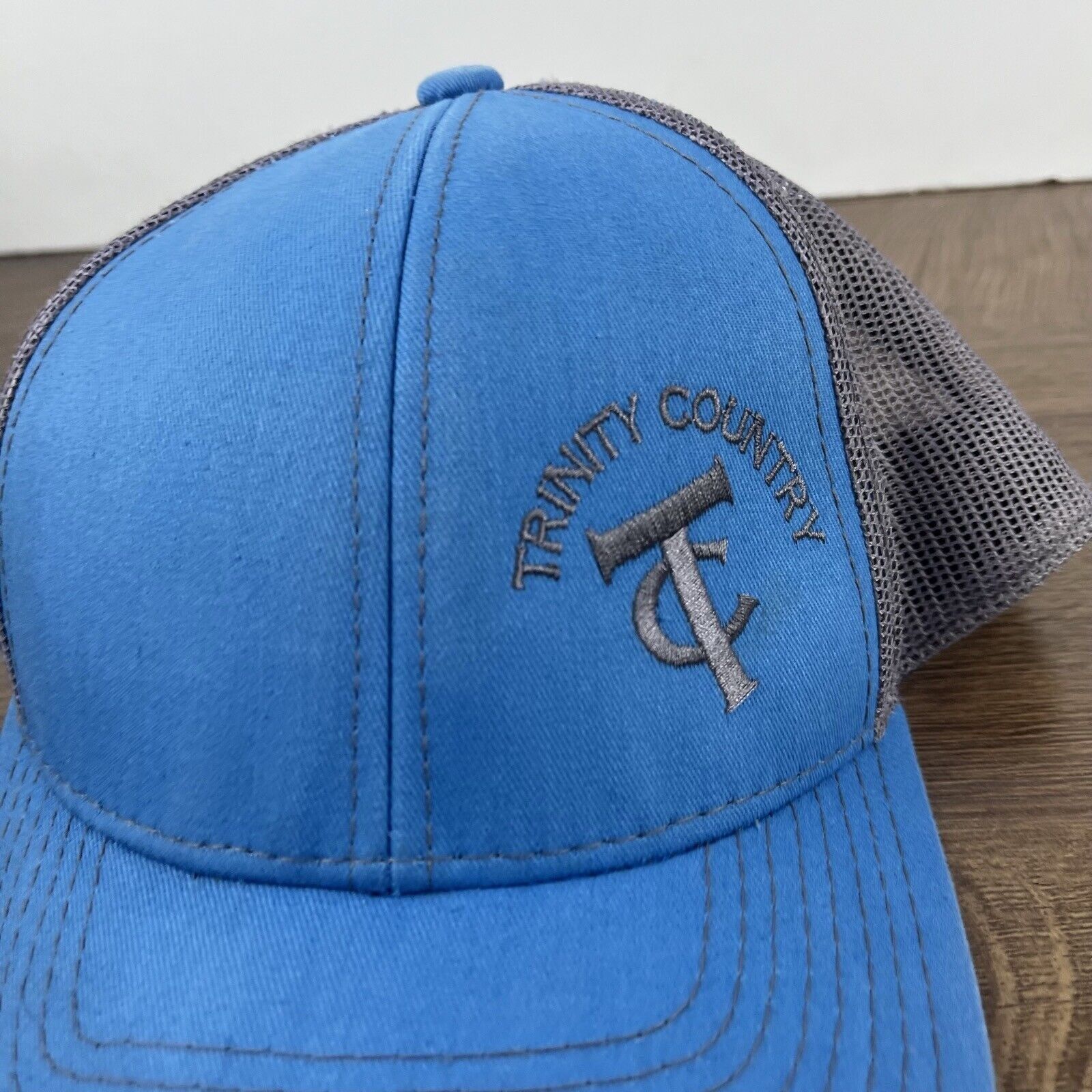 Other Trinity Country Snapback Hat Blue Adjustable Hat Blue Adult Size ONE SIZE - 6 Thumbnail