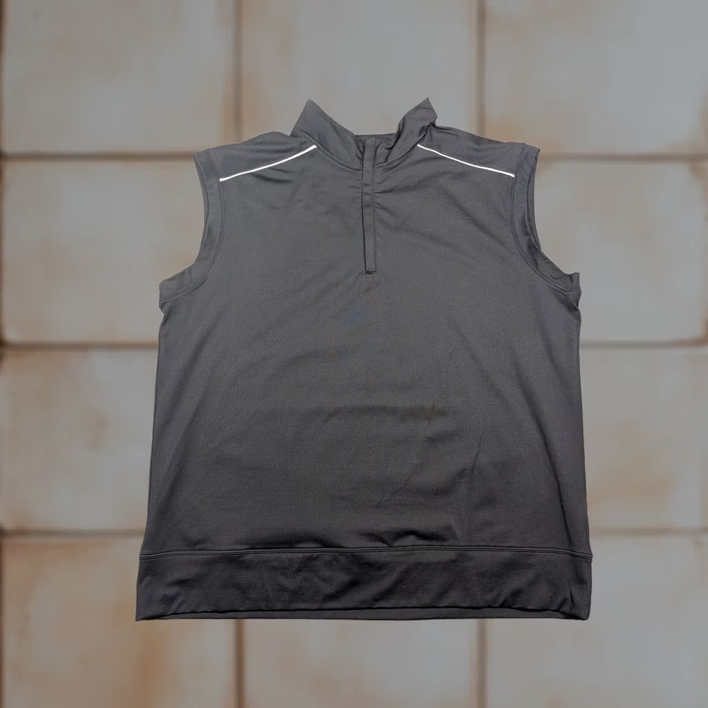 Vintage Maelreg Vest Mens 2XL Black Performance 1/4 Zip Sleeveless Lightweight Athletic Shirt Size US XXL / EU 58 / 5 - 1 Thumbnail