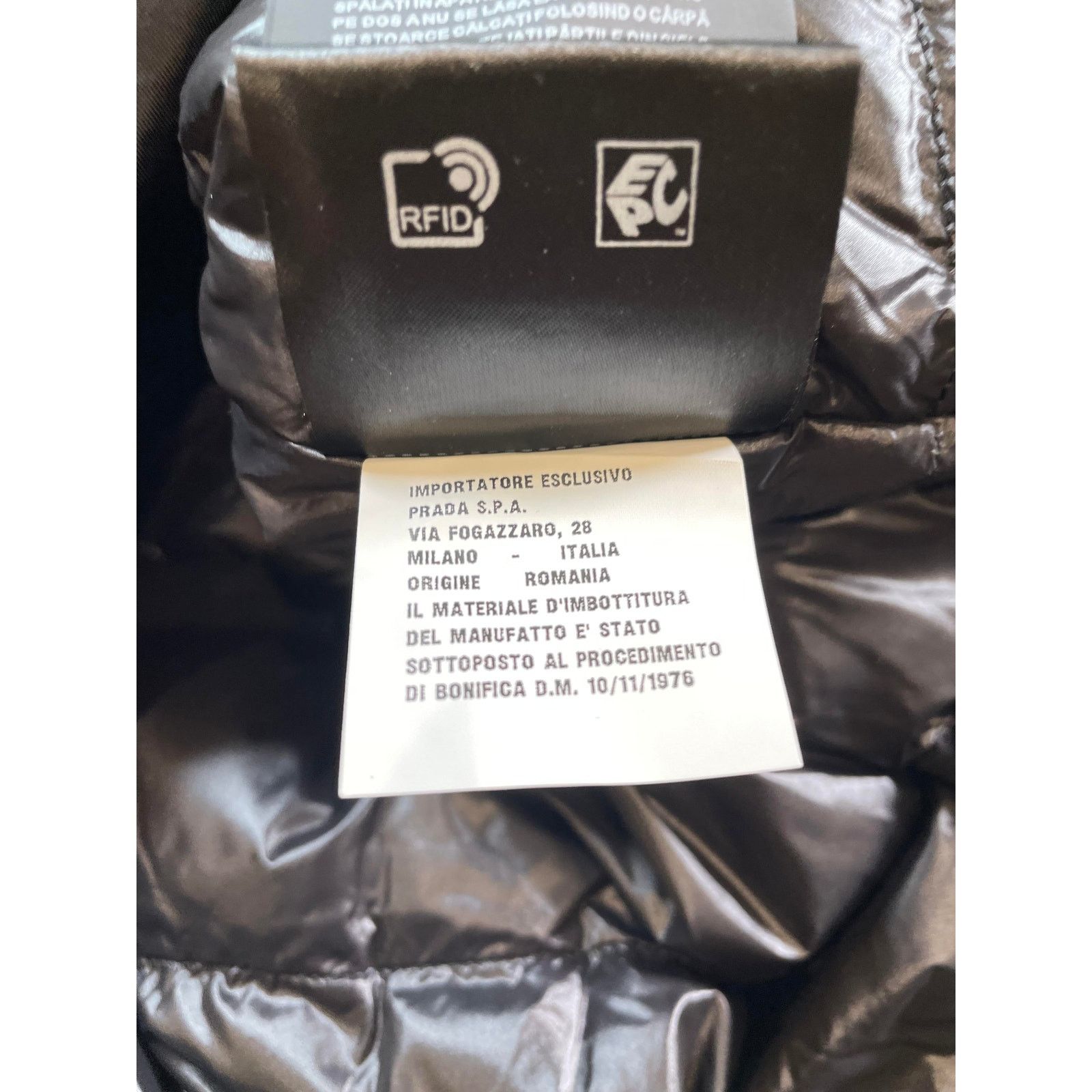 Prada Prada Nylon Puffer Logo Jacket Size US M / EU 48-50 / 2 - 4 Thumbnail