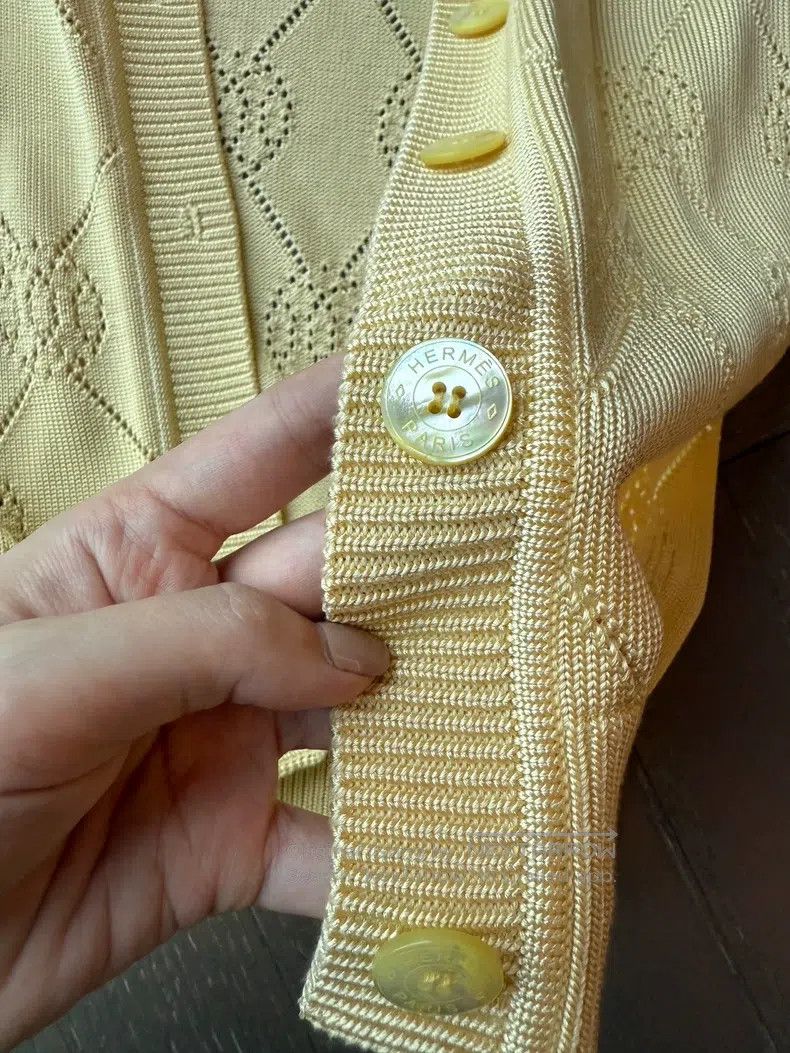 Hermes Hermes Cardigan with lace design Size XS / US 0-2 / IT 36-38 - 4 Thumbnail