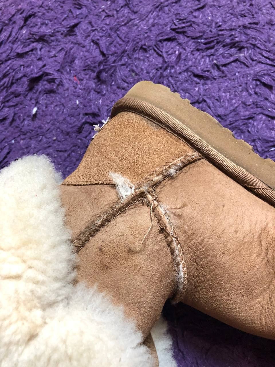Ugg Streetwear Beige Boots Y2K Logo UGG Size US 5 / IT 35 - 21 Thumbnail