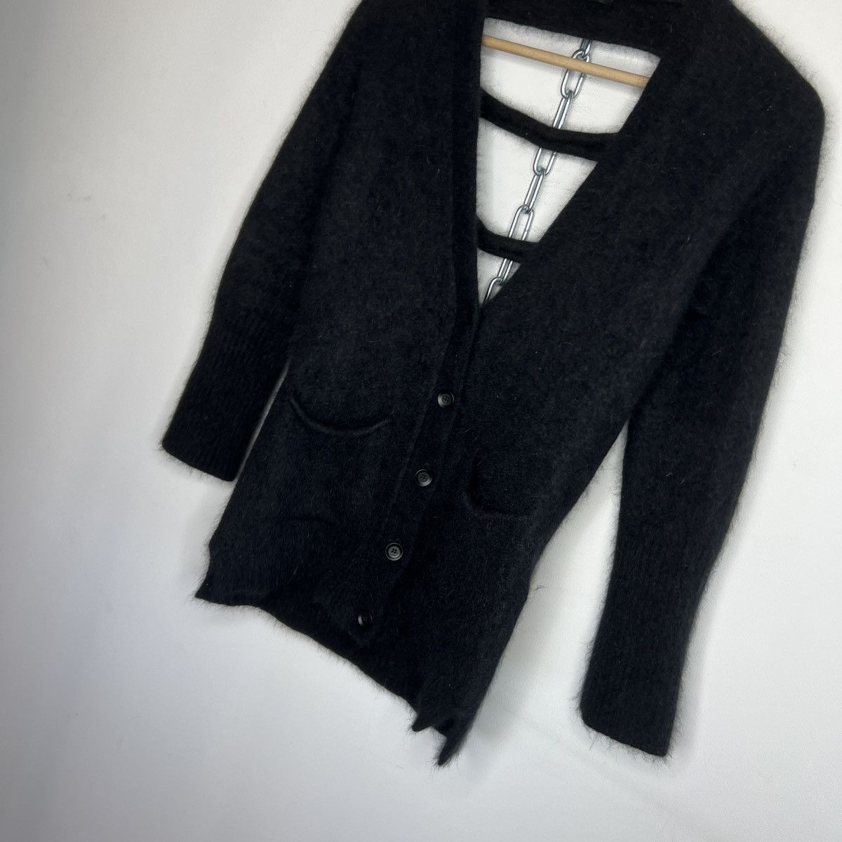 Diesel 🔥LASTDROP🔥Diesel Angora Mesh Distressed Web Knitted Cardigan Size S / US 4 / IT 40 - 3 Thumbnail
