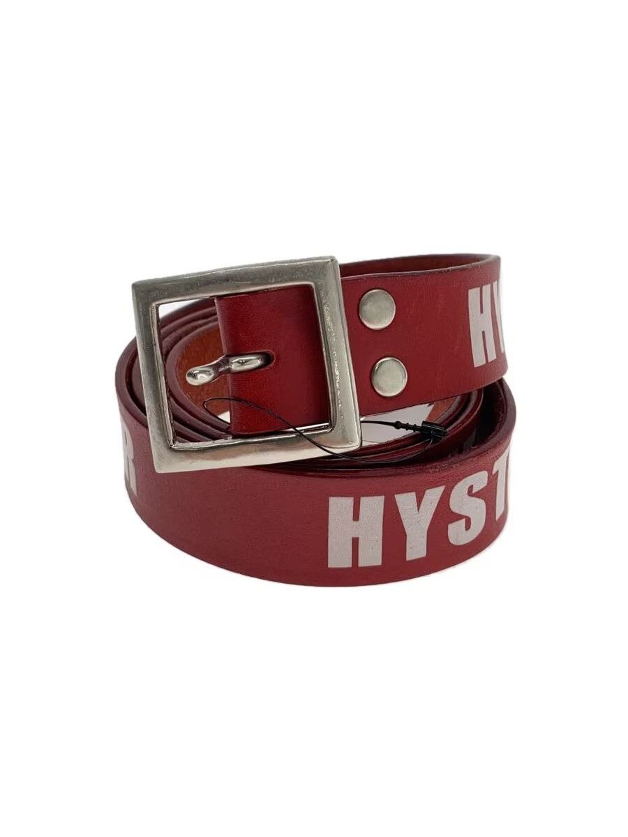 【HYSTERIC GLAMOUR】 ratchet belt red HYSTERIC GLAMOUR】 ratchet belt red