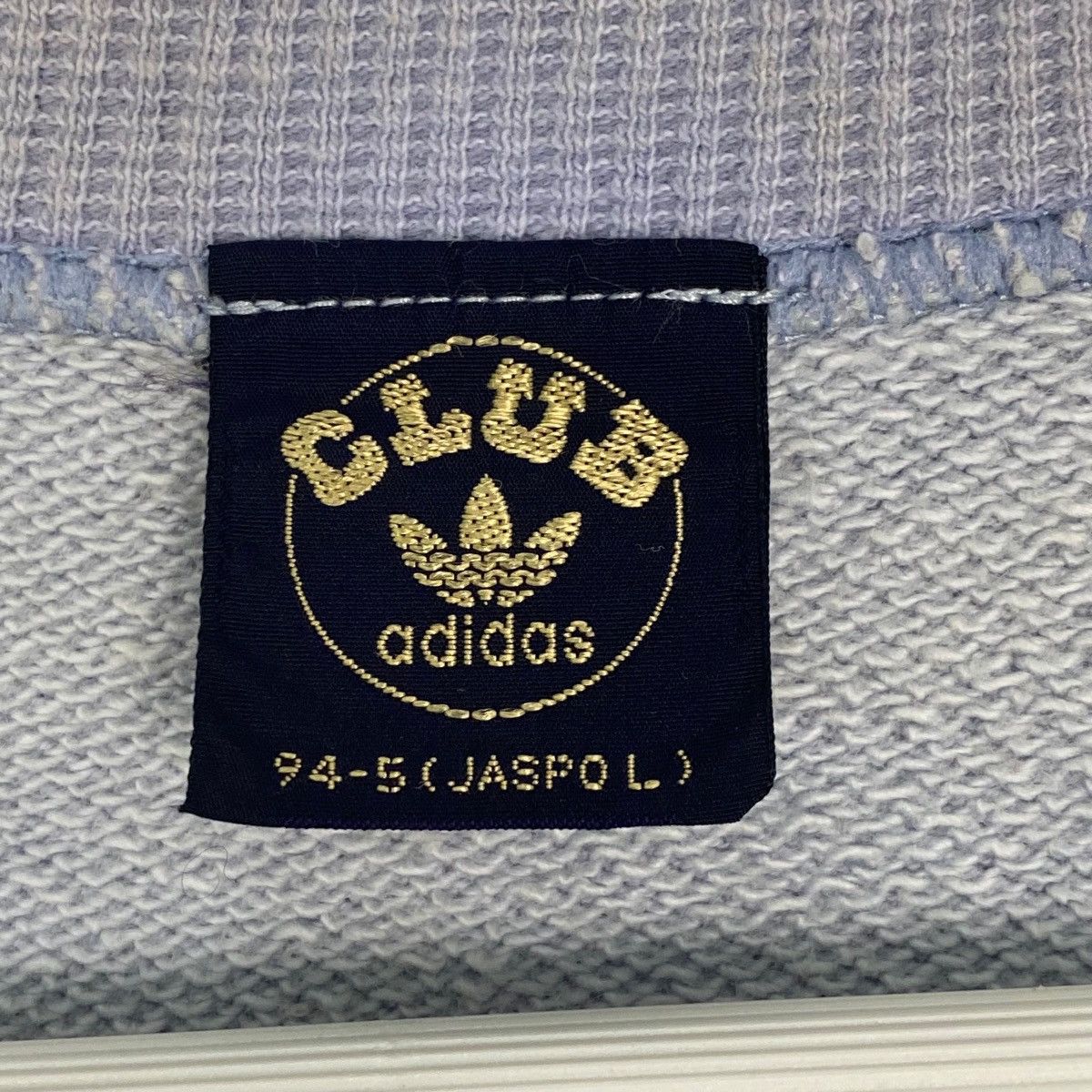 Vintage Vintage 90s Adidas Club Sweatshirt Crewneck Blue Size S Size US S / EU 44-46 / 1 - 7 Thumbnail