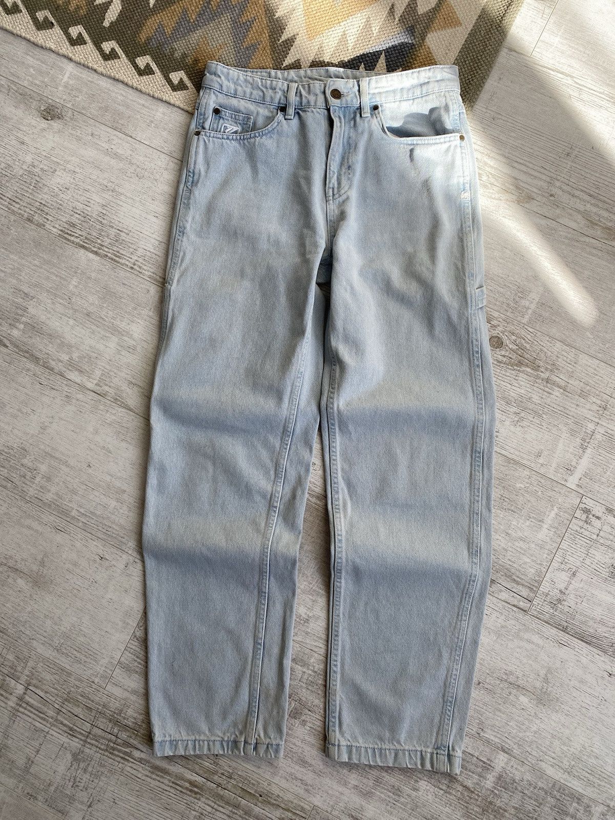 Karl Kani Karl Kani Washed Streetwear Denim Work Pants Size US 30 / EU 46 - 2 Thumbnail