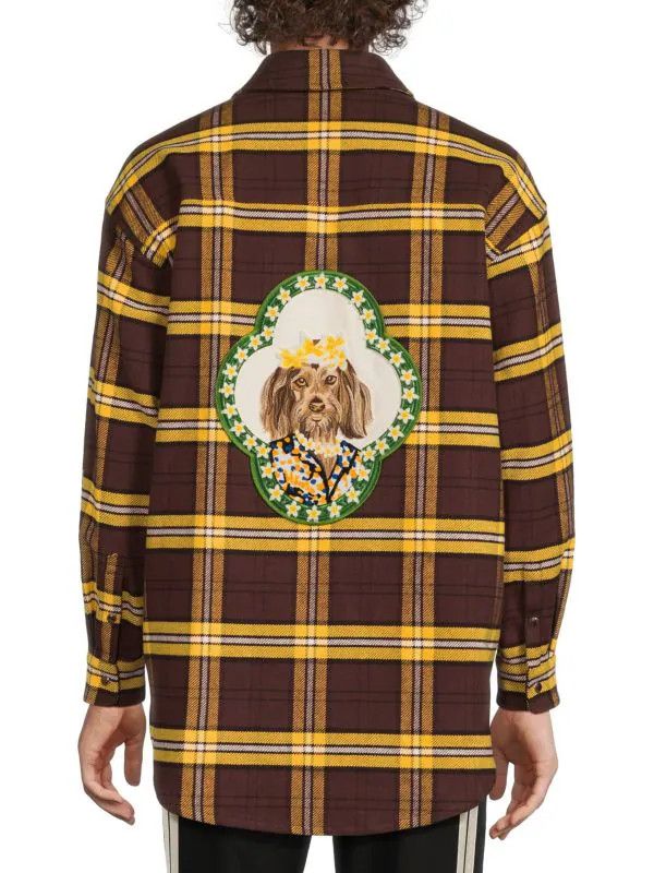 Palm Angels o1y0325 Logo Checked Shirt in Multicolor Size US S / EU 44-46 / 1 - 2 Thumbnail