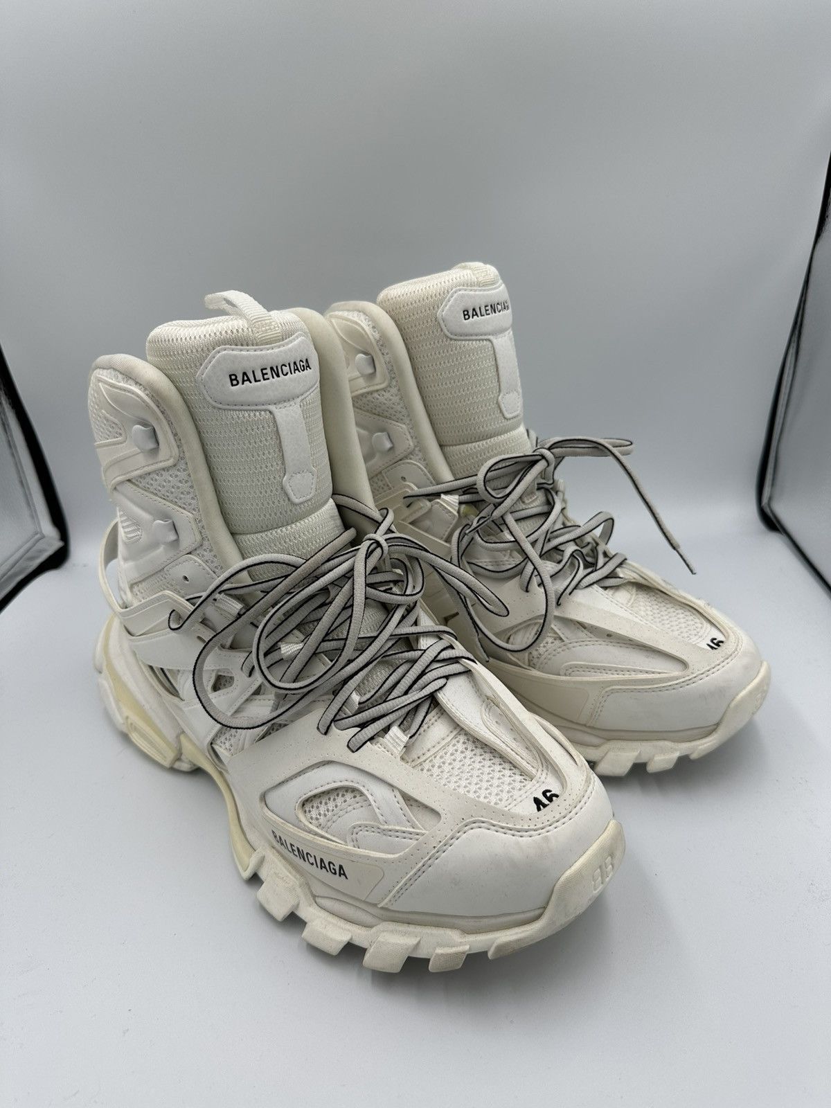 Balenciaga Balenciaga TRACK HIGH TOP SNEAKERS Size US 12.5 / EU 45-46 - 1 Thumbnail