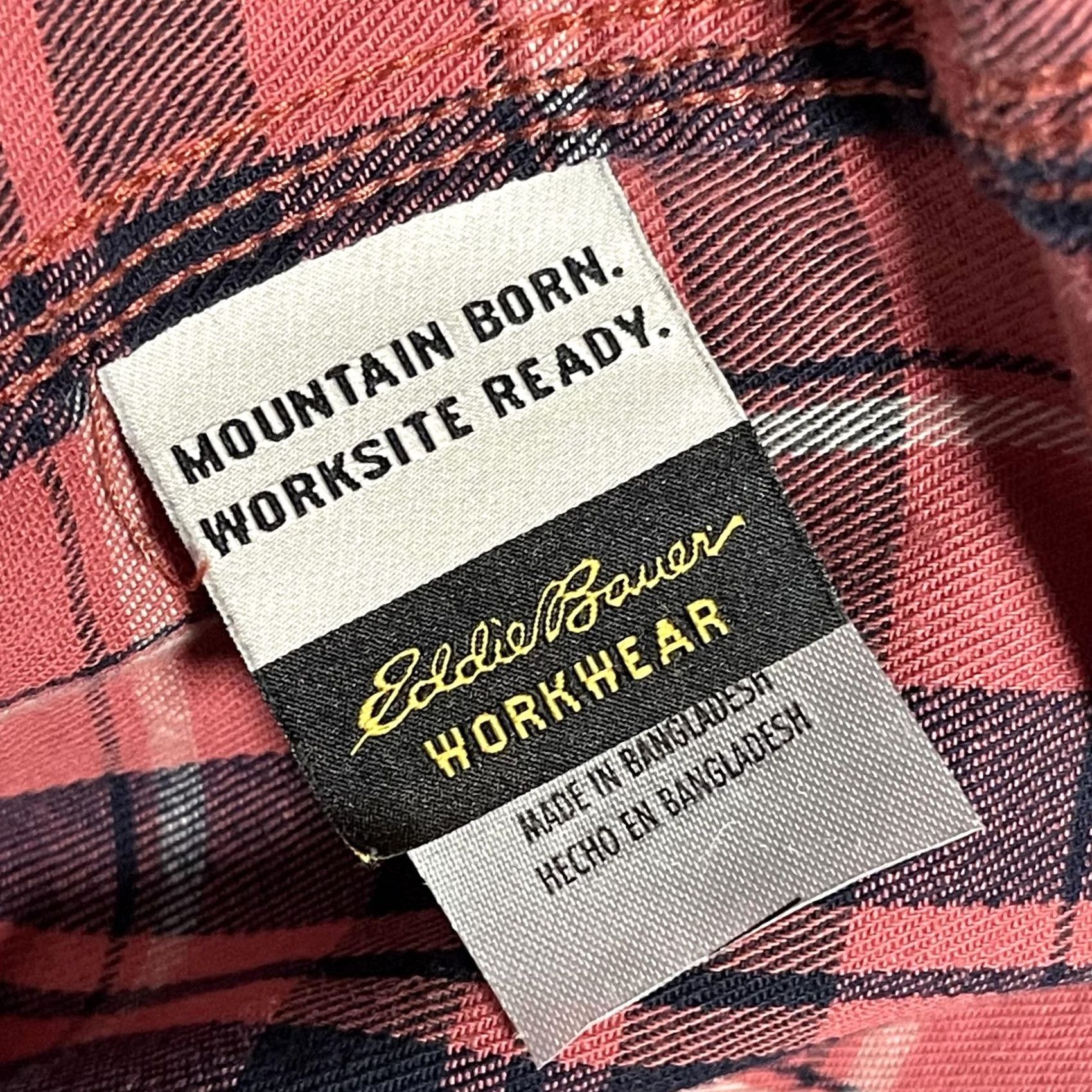 Eddie Bauer Eddie Bauer Shirt Mens XL Pink Plaid Short Sleeve Button Up Workwear Foreman Fit Size US XL / EU 56 / 4 - 6 Thumbnail