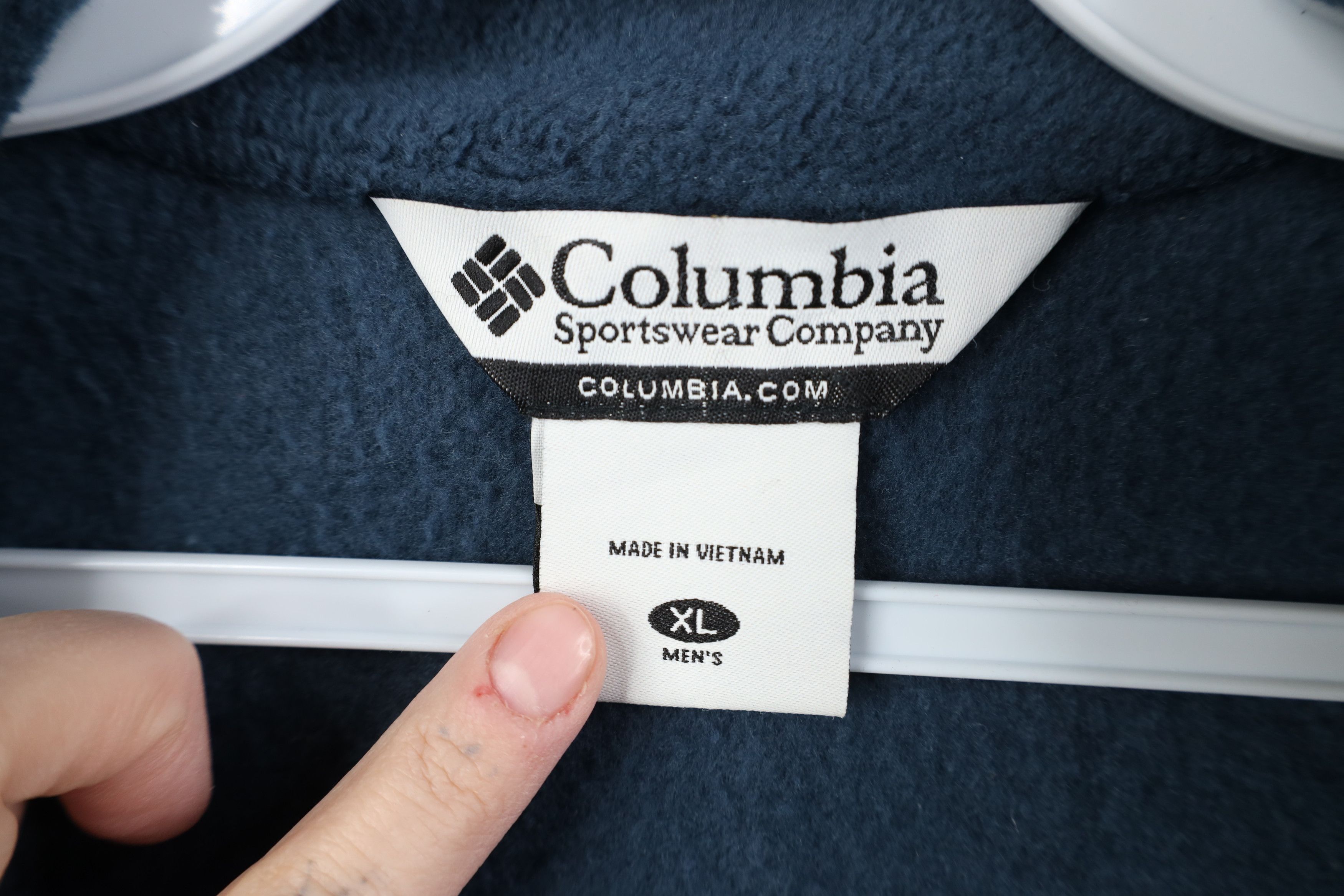 Columbia Vintage Columbia Motor Company Full Zip Fleece Jacket Blue Size US XL / EU 56 / 4 - 8 Thumbnail