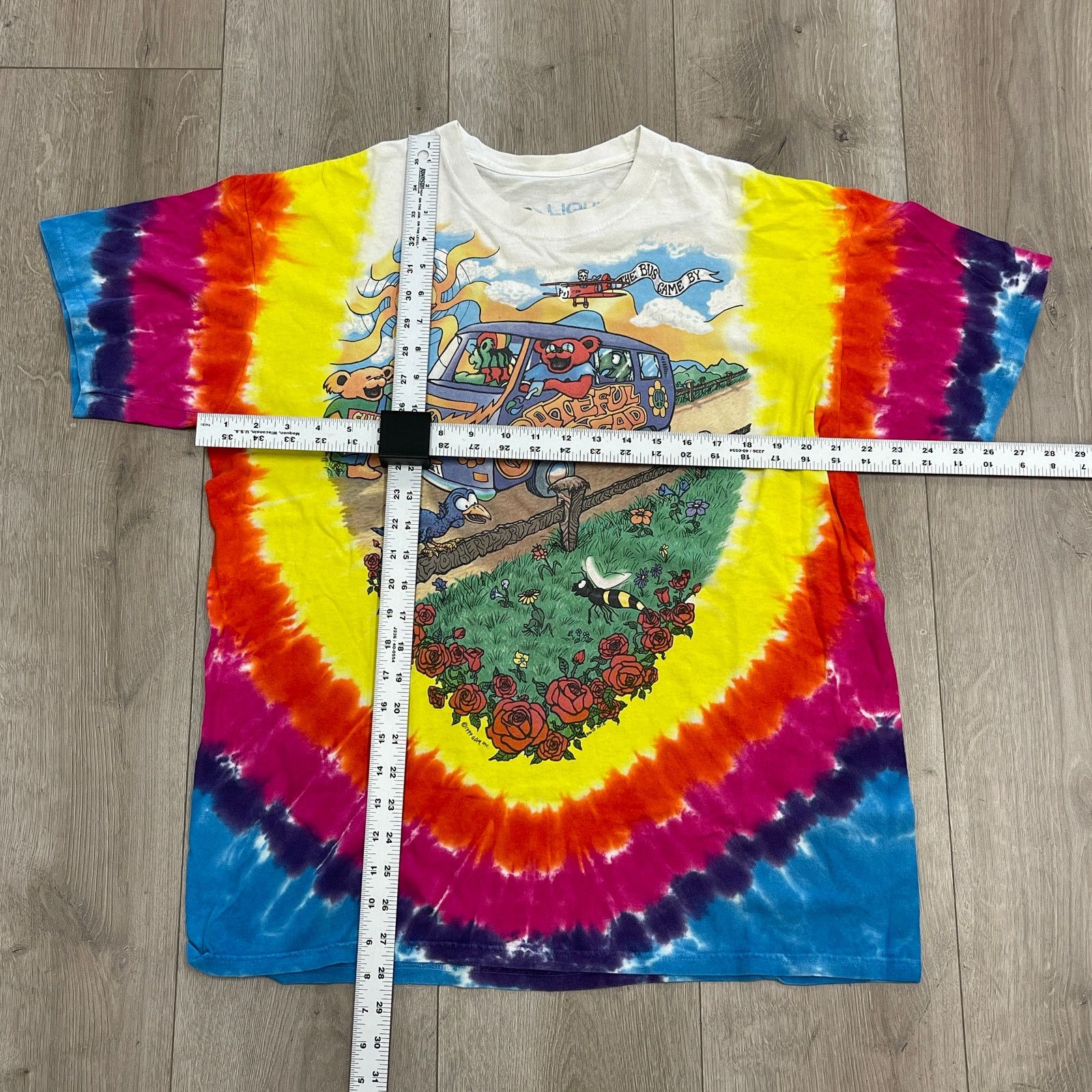 Vintage Liquid Blue Grateful Dead Summer Tour tie-dye Tee size Large Size US L / EU 52-54 / 3 - 2 Thumbnail
