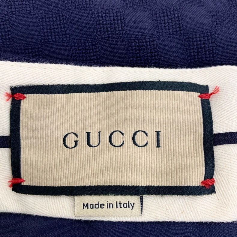 Gucci Gucci Dark blue checkerboard wool casual shorts 2506-Nextar Size 26" / US 2 / IT 38 - 6 Thumbnail