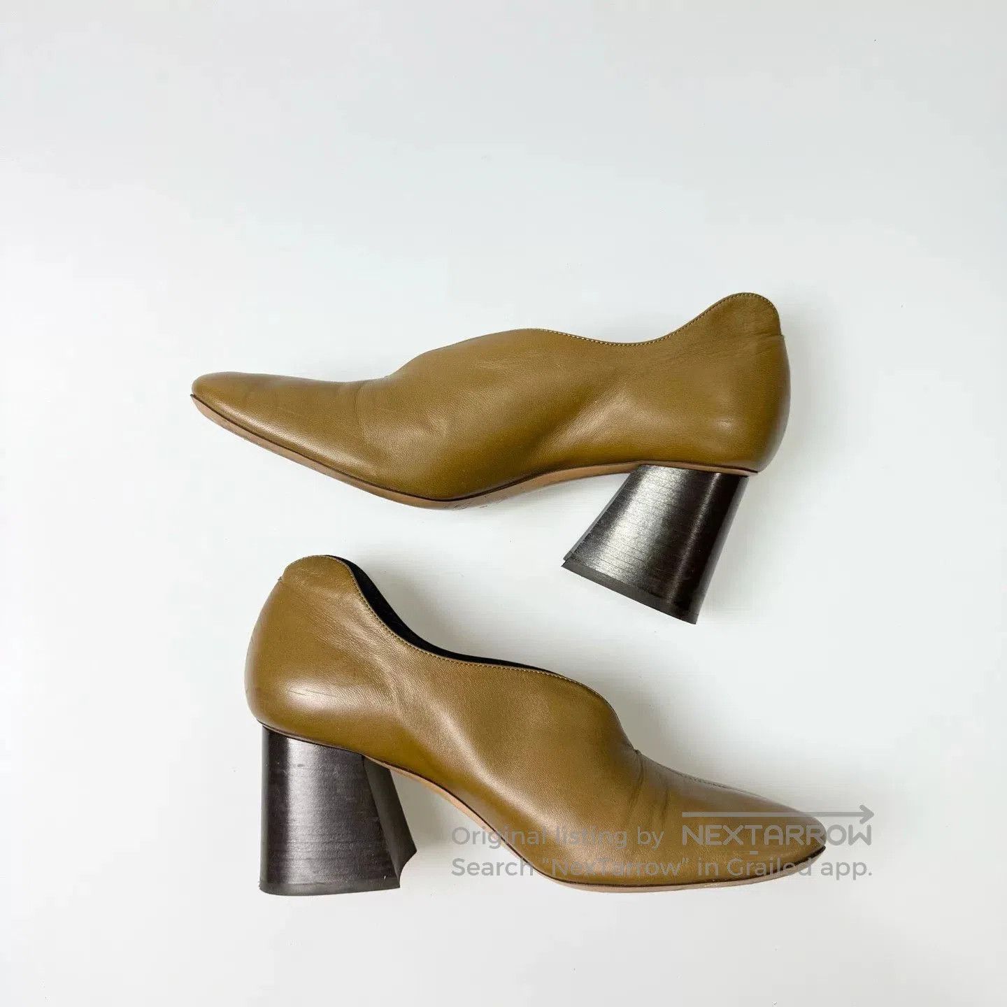 Celine CELINE All-Leather High Heels. Size US 8 / IT 38 - 3 Thumbnail