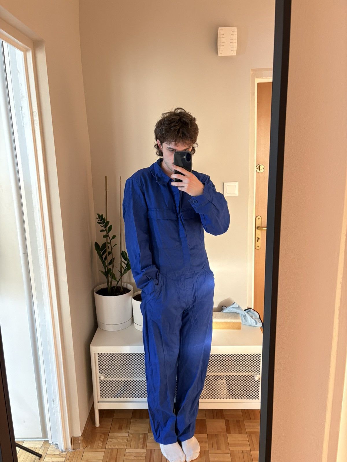 Le Laboureur 60s/70s Od Flers french army chore coveralls jumpsuit Size US S / EU 44-46 / 1 - 3 Thumbnail