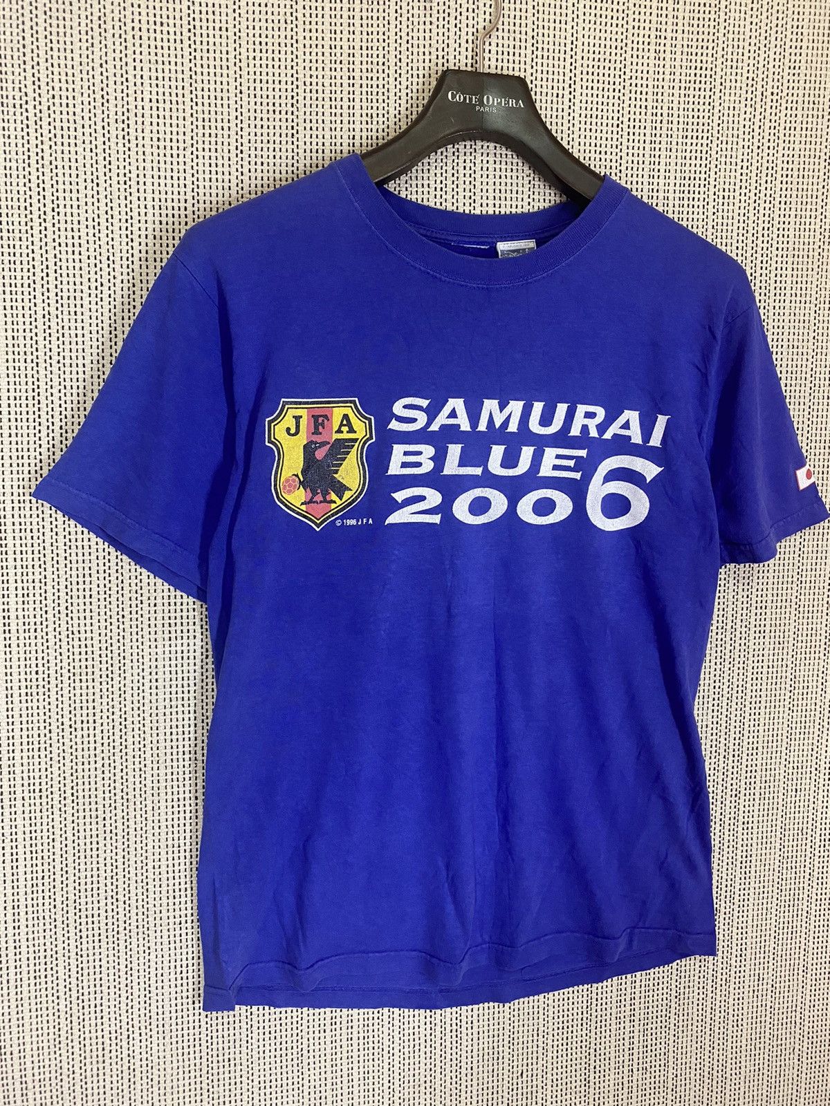 Disney × Japanese Brand × Mickey Mouse ‼️VINTAGE 2006 SAMURAI BLUE JFA X MICKEY TSHIRT Size US M / EU 48-50 / 2 - 3 Thumbnail