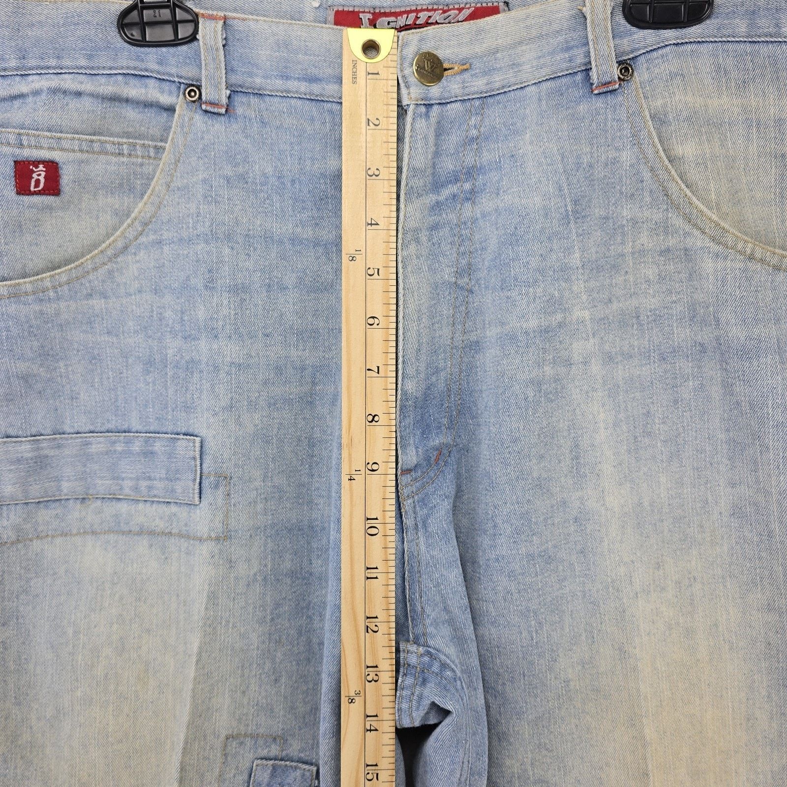 Other Vintage Ignition Jeans Mens 34 (Fits 36x27) Blue Baggy Y2K Size US 34 / EU 50 - 16 Thumbnail