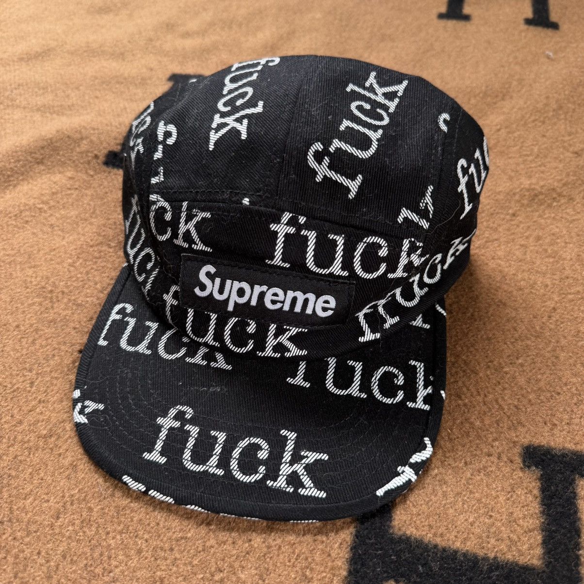 Supreme S/S 2013 Supreme Fuck Denim Camp Hat | Grailed