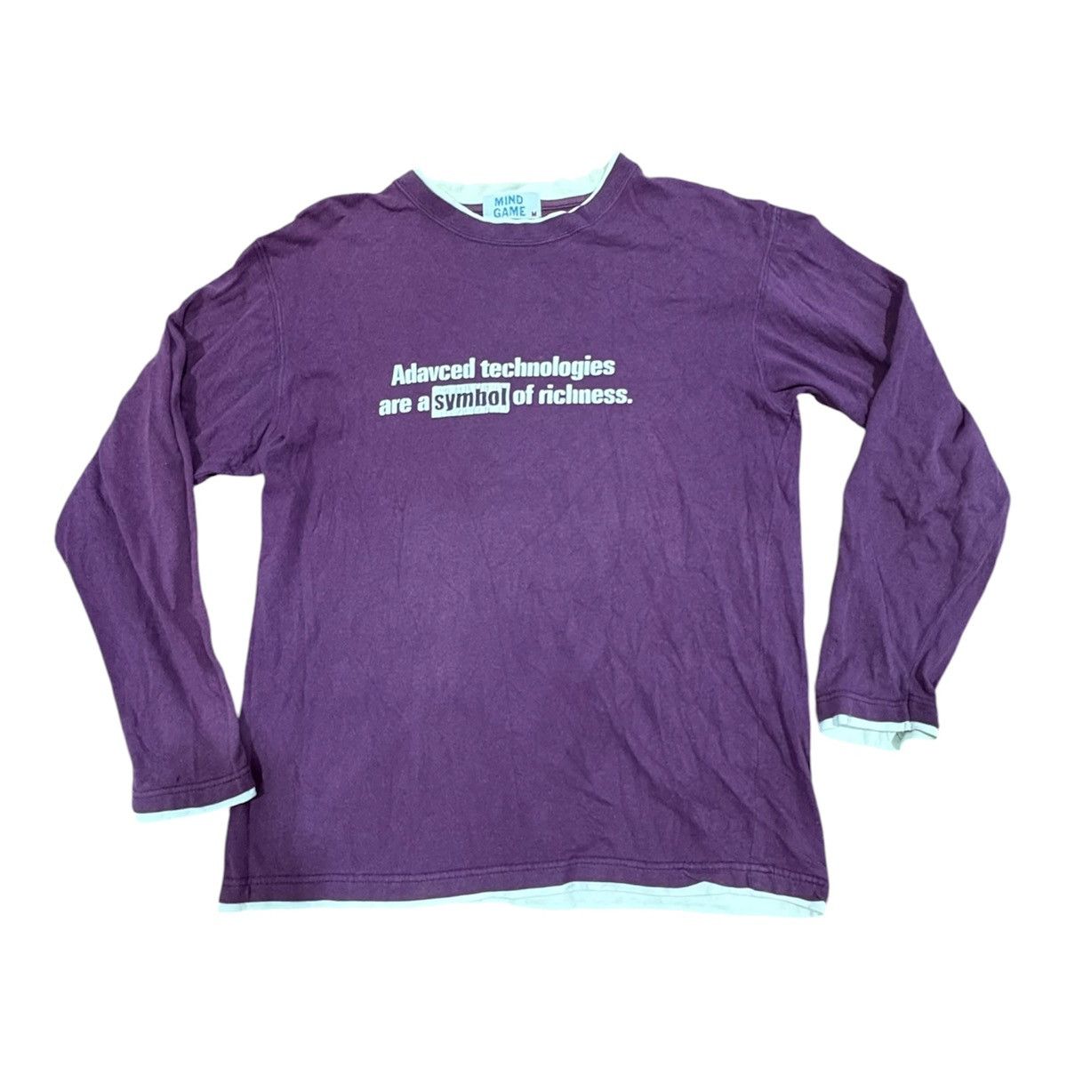 Japanese Brand Mind games shirt wording symbol Size US M / EU 48-50 / 2 - 1 Thumbnail