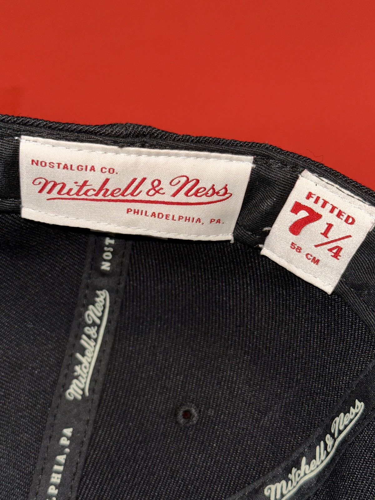Mitchell & Ness San Antonio Spurs Mitchell & Ness NBA Fitted 7 1/4 Flat Hat Size ONE SIZE - 4 Thumbnail