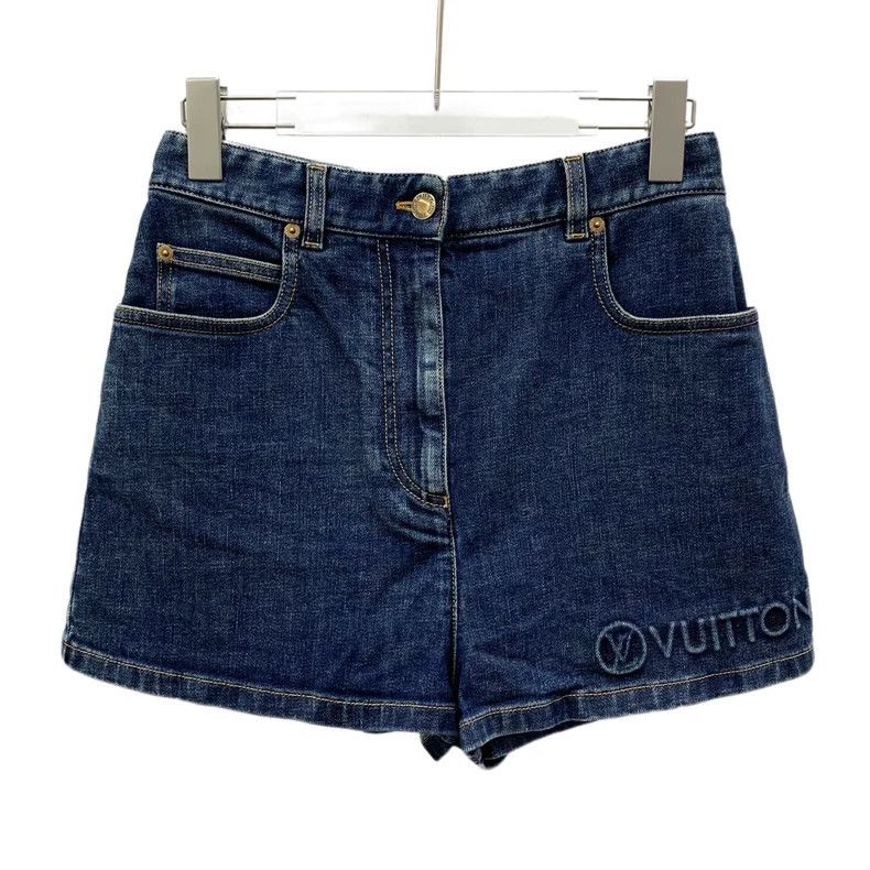 Louis Vuitton Louis Vuitton 22 blue logo monogrammed cotton casual denim Size 37" - 1 Thumbnail