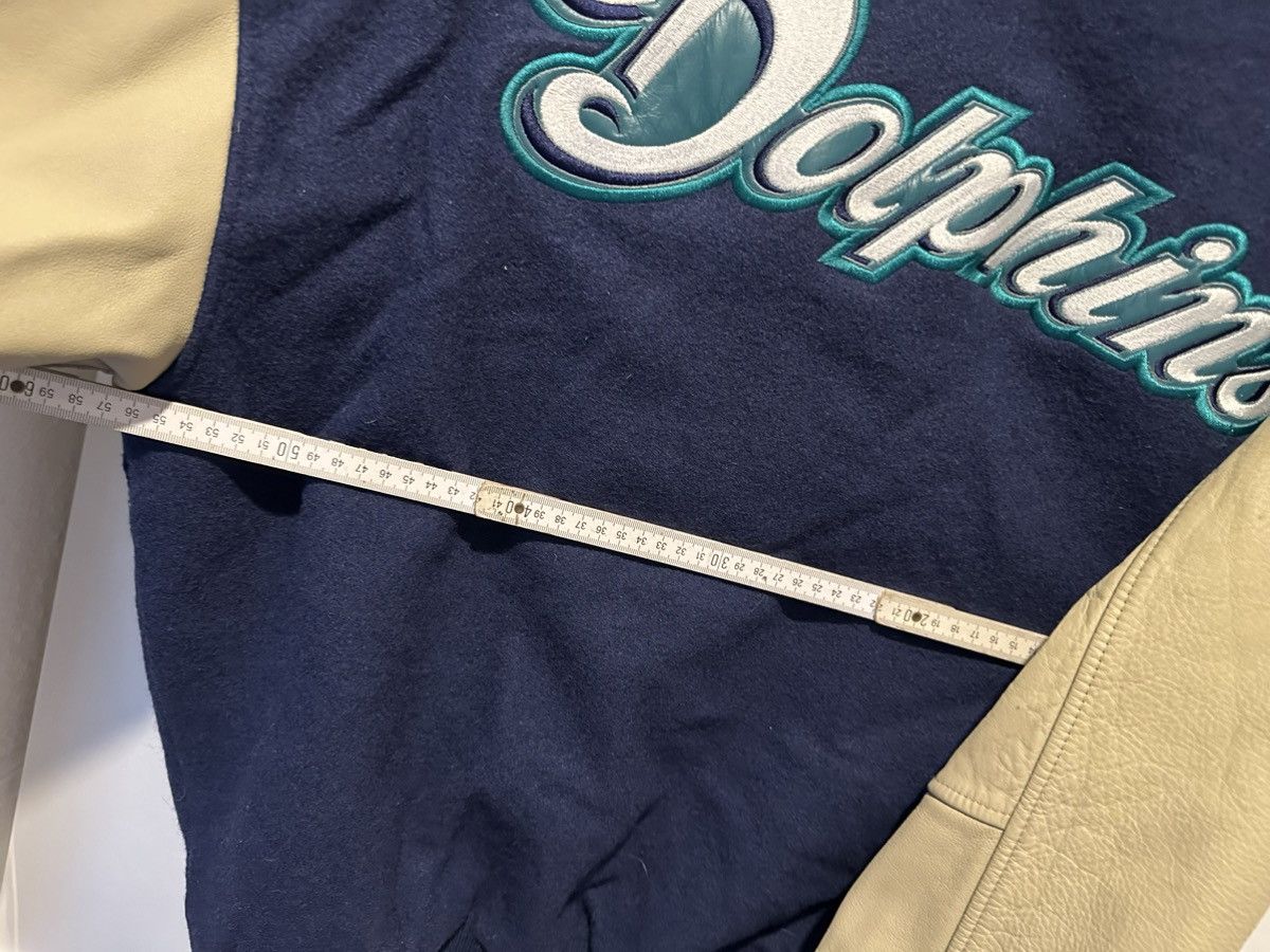 Nike Nike Lederjacke Miami Dolphins Size XL Leather Jacket Size US XL / EU 56 / 4 - 19 Thumbnail