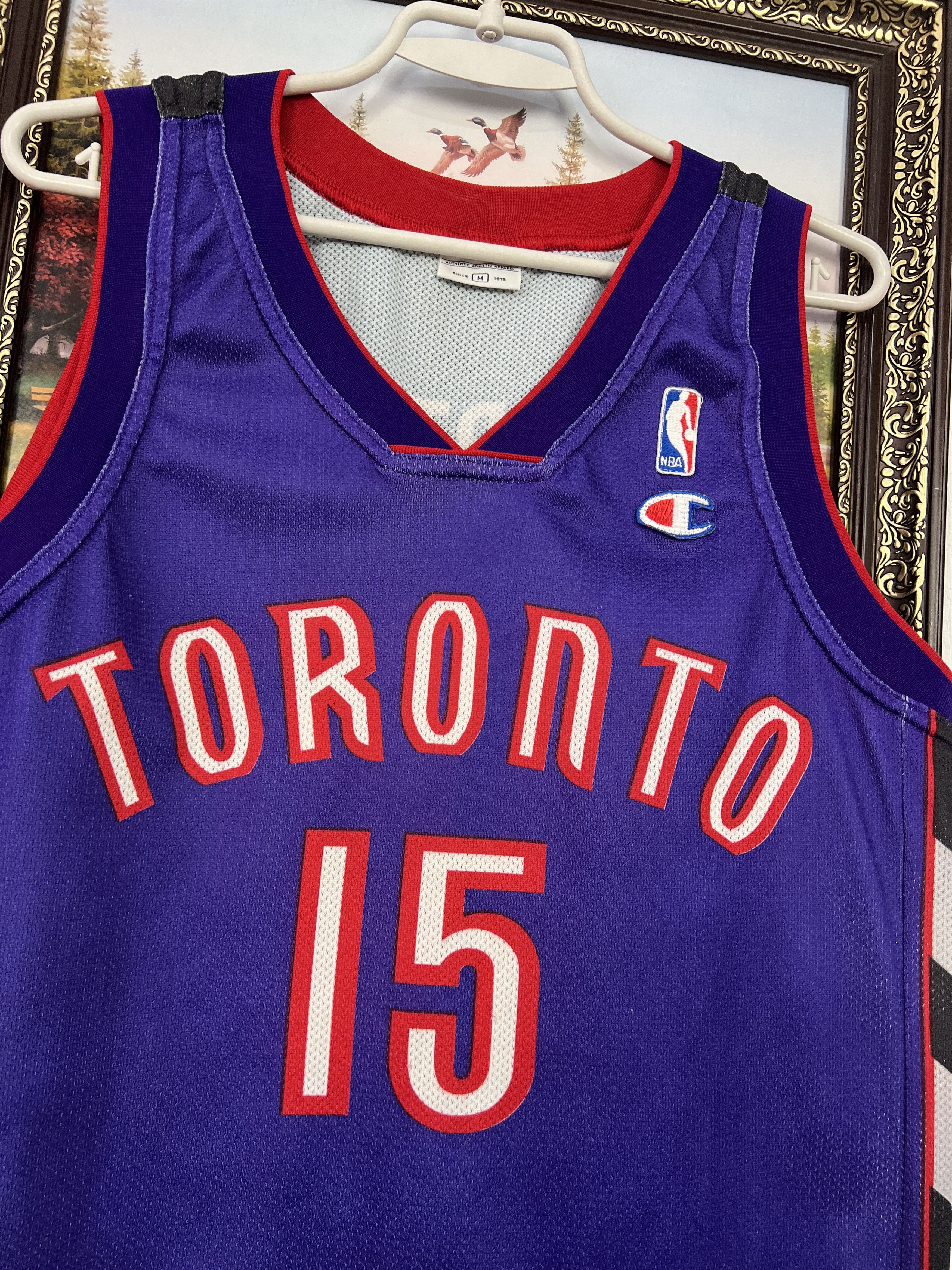 Champion Toronto Raptors Vince Carter Champion Jersey NBA Rare Size US M / EU 48-50 / 2 - 3 Thumbnail