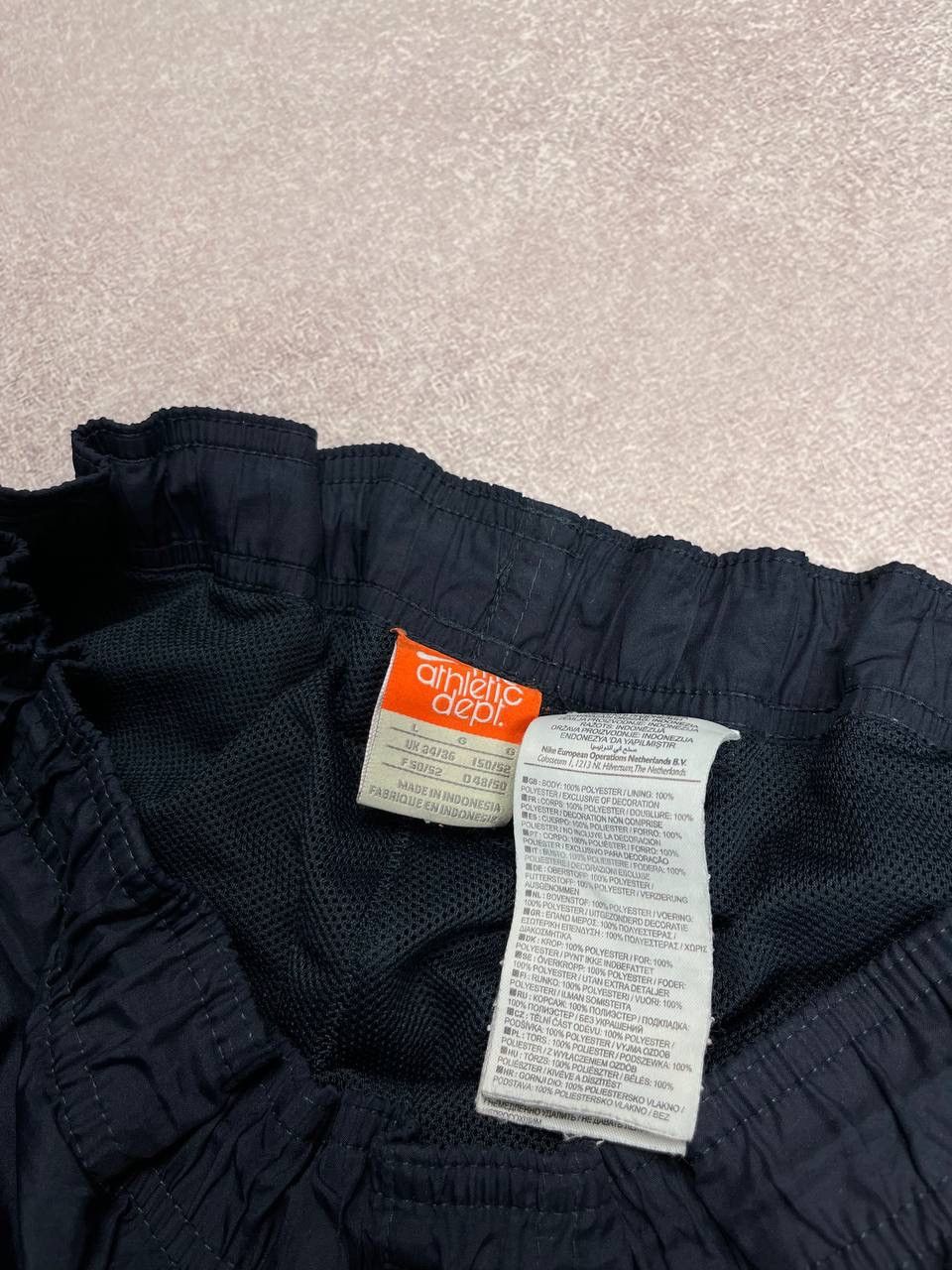 Nike VINTAGE NIKE SWOOSH COTTON TN SKEPTA STYLE TRACK PANTS Y2K L Size US 34 / EU 50 - 4 Thumbnail