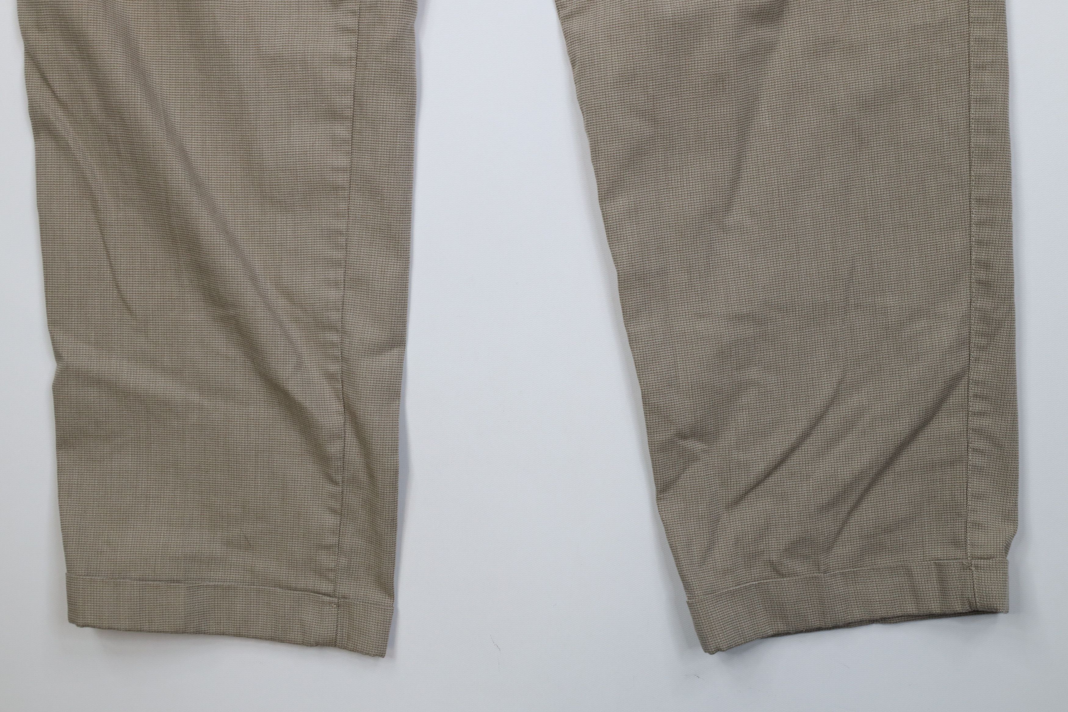 Vintage Vintage 90s Streetwear Wide Leg Chino Pants Beige Plaid Size US 36 / EU 52 - 4 Thumbnail