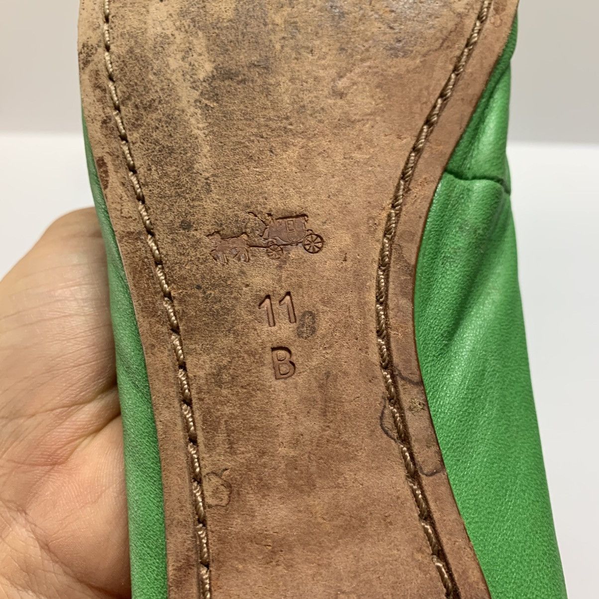 Coach Coach Leather Flats Shoes Size US 11 / IT 41 - 10 Thumbnail
