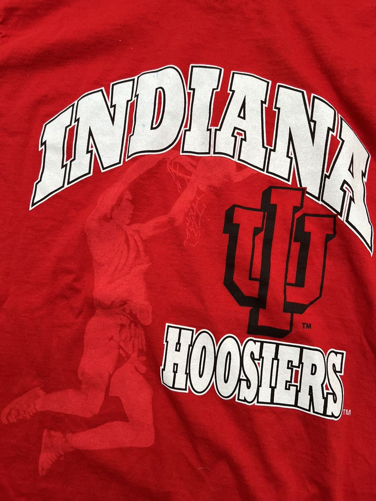Vintage Vintage indiana hoosiers basketball tee Size US S / EU 44-46 / 1 - 2 Thumbnail