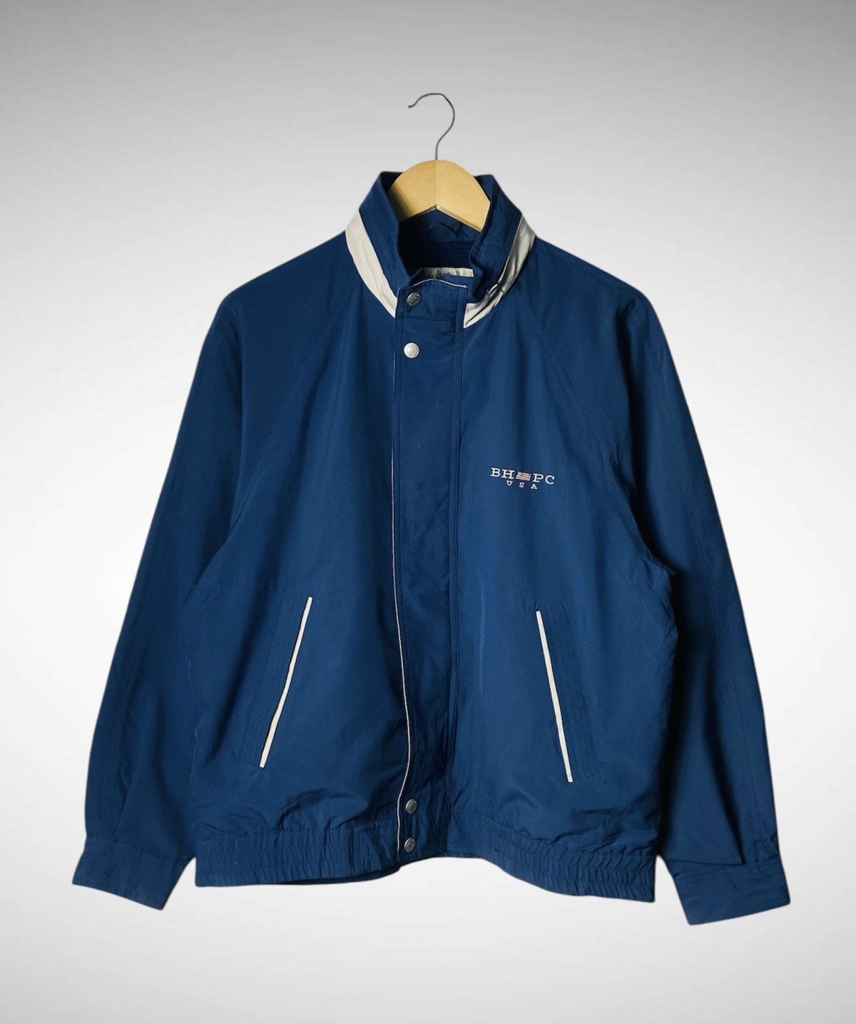 Vintage Baverly Hills Polo Club Hidden Hoodie Light Jacket