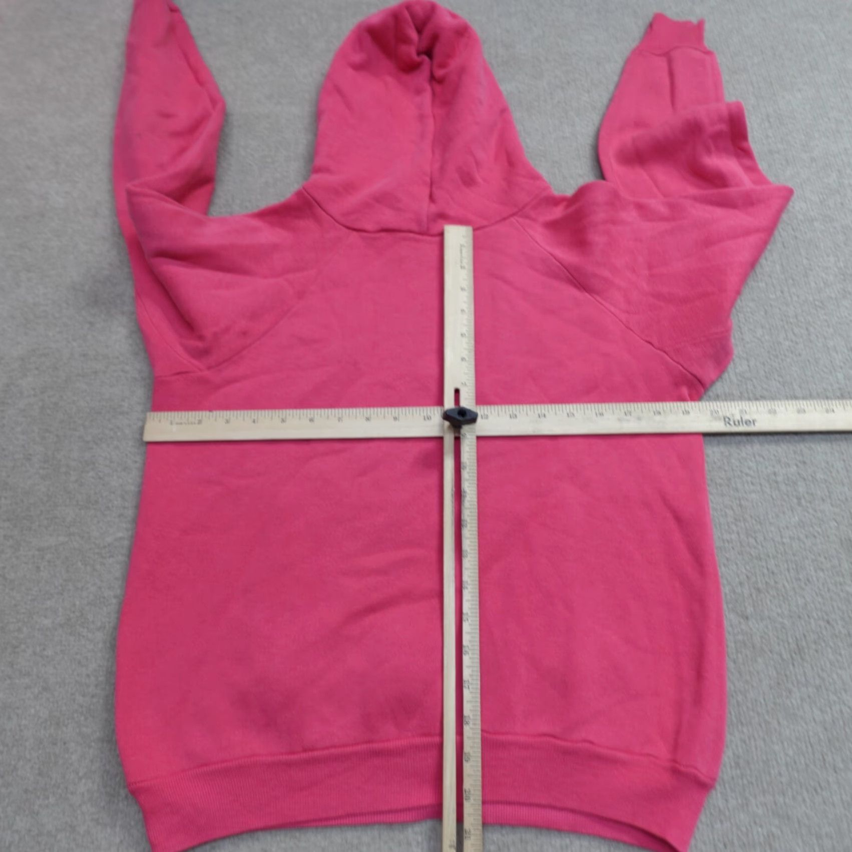 Pinko VINTAGE Nautilus Sweater Pink Small Raglan Hoodie Shirt Mens Small Pink Raglan Hoodie Pullover Hooded Cotton Knit Size US S / EU 44-46 / 1 - 4 Thumbnail