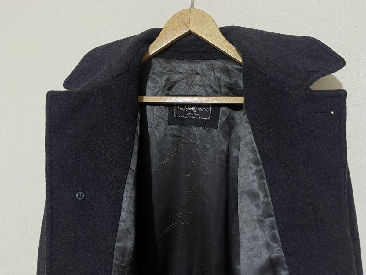Yves Saint Laurent YSL Pour Homme Wool Coat Jacket Size US S / EU 44-46 / 1 - 7 Thumbnail