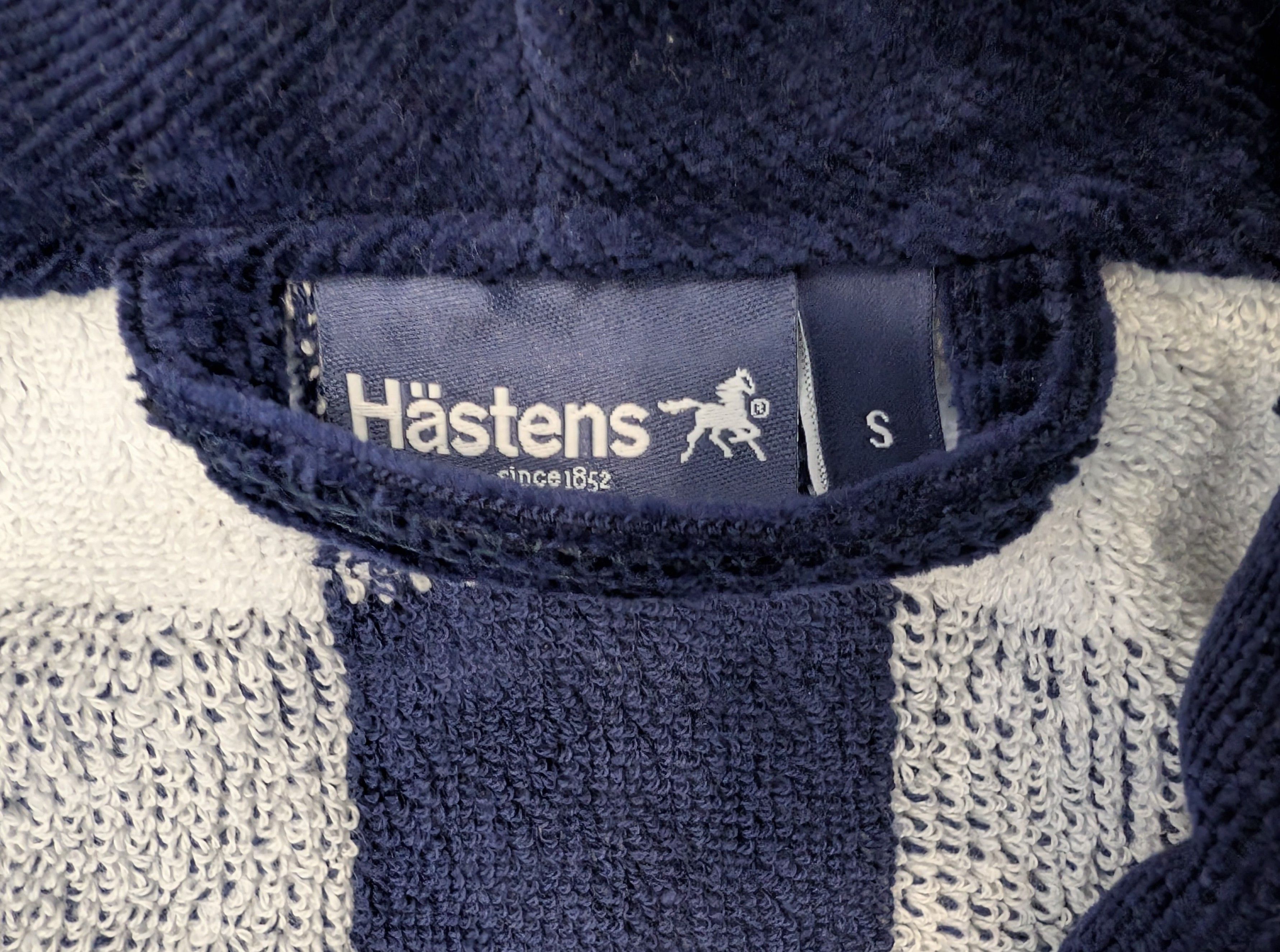Other Hastens Cotton Terry Long Sleeve Gingham Robe Size US S / EU 44-46 / 1 - 3 Thumbnail