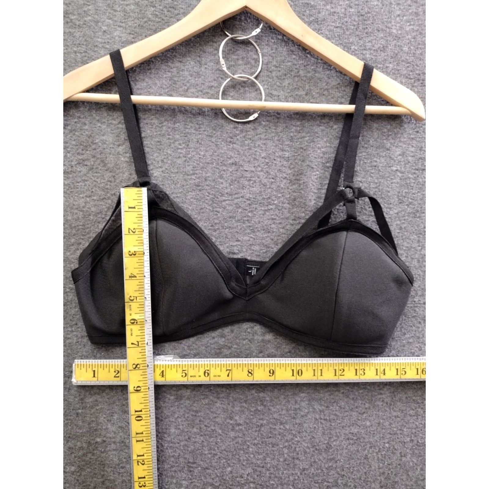 Vintage Codigo Sexy Strappy Black Women's Bra Size L Size ONE SIZE - 4 Thumbnail