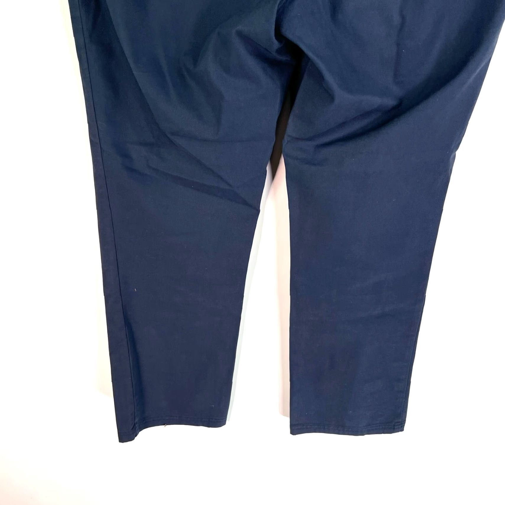 Brooks Brothers Brooks Brothers Pants Womens 14 Blue 38X29 Knit Chino Flat Front Relaxed Straight 90s City Preppy Size 36" / US 14 / IT 50 - 5 Thumbnail