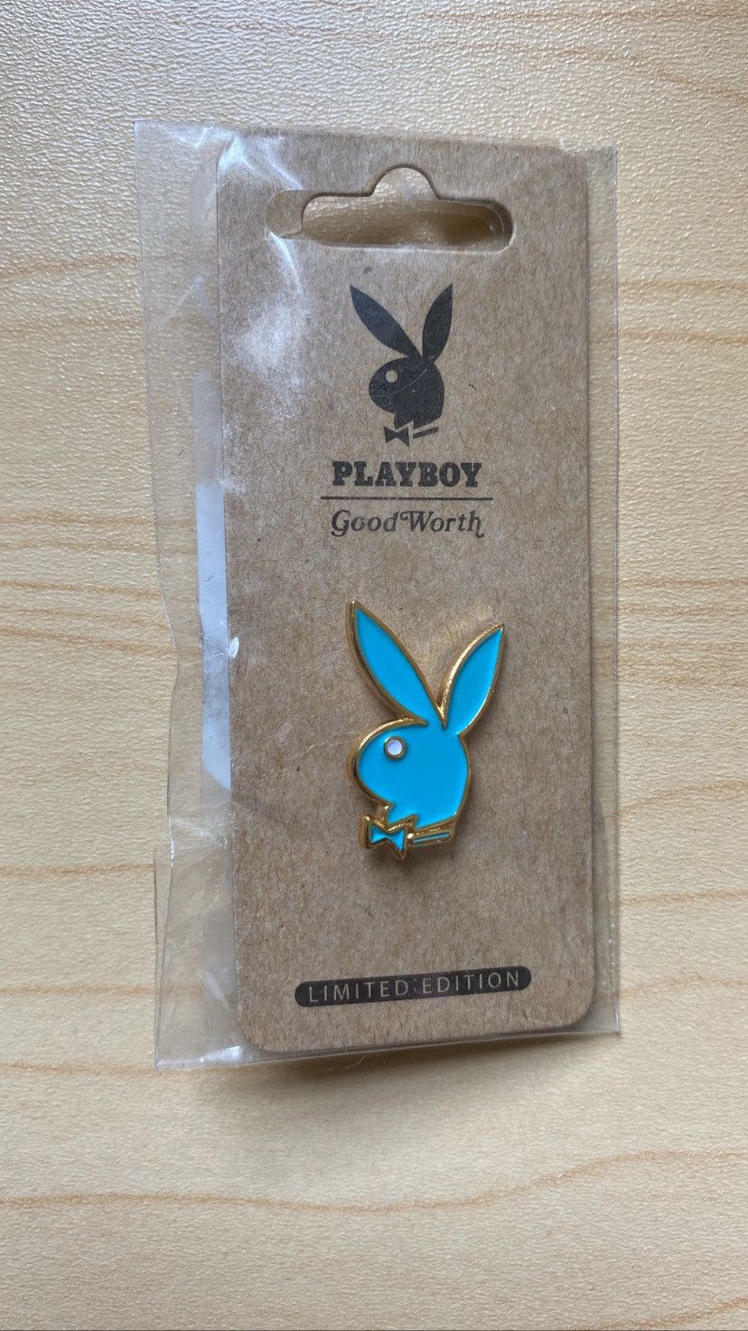 Good Worth x Playboy Varsity Hoodie w/ Logo Pin