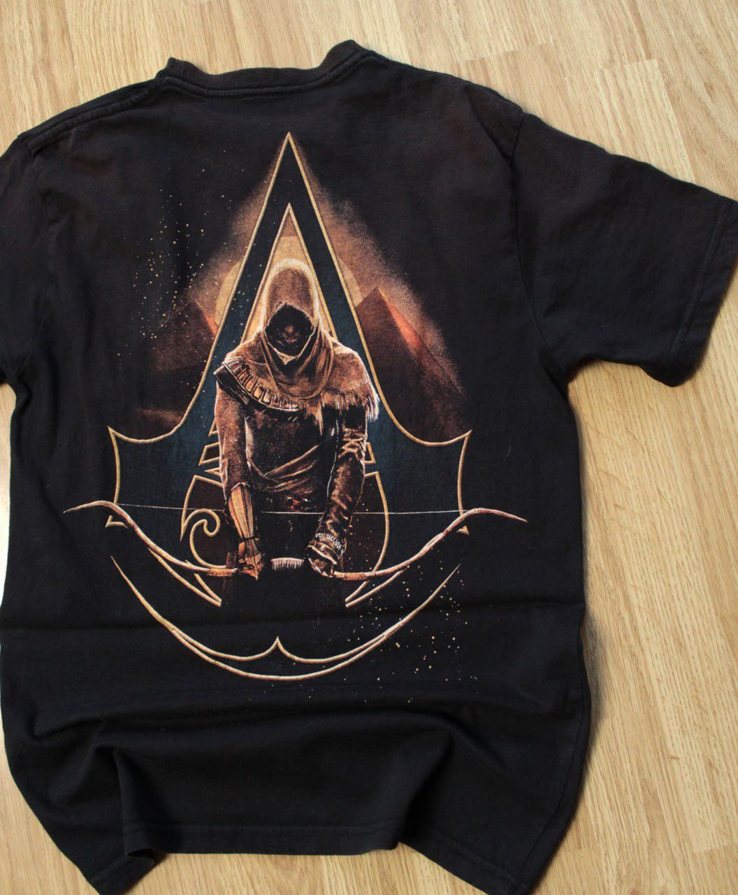 Playstation 🔥 Assassins Creed Origins Bayek Game T Shirt Halo Warcraft Size US S / EU 44-46 / 1 - 2 Thumbnail