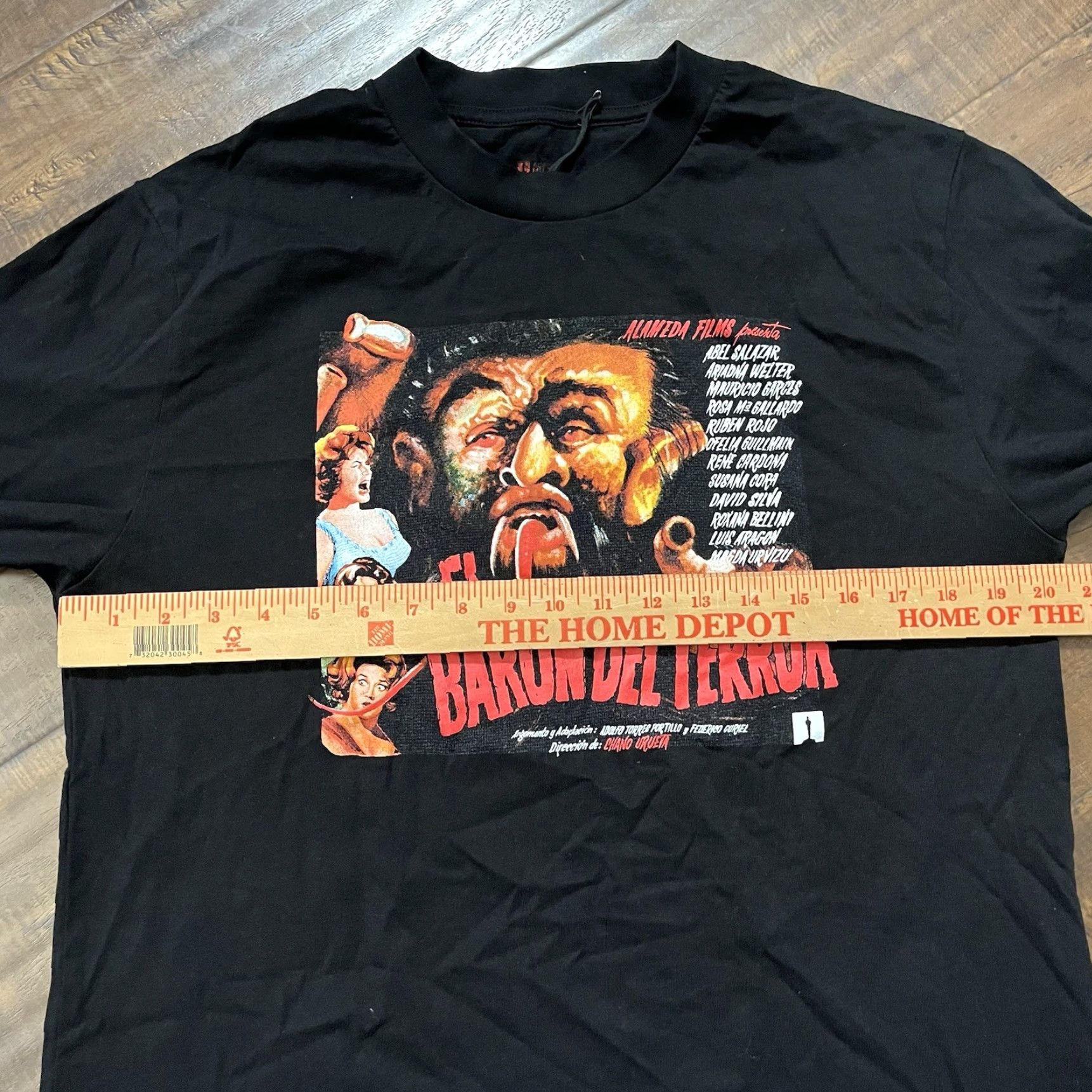 Vintage VINTAGE Mexico Maleficarum T-Shirt Main Selling Point: Horror Movie Promo Long Sleeve Adult M Black 1990s/90s Mexico Mens Size US M / EU 48-50 / 2 - 5 Thumbnail