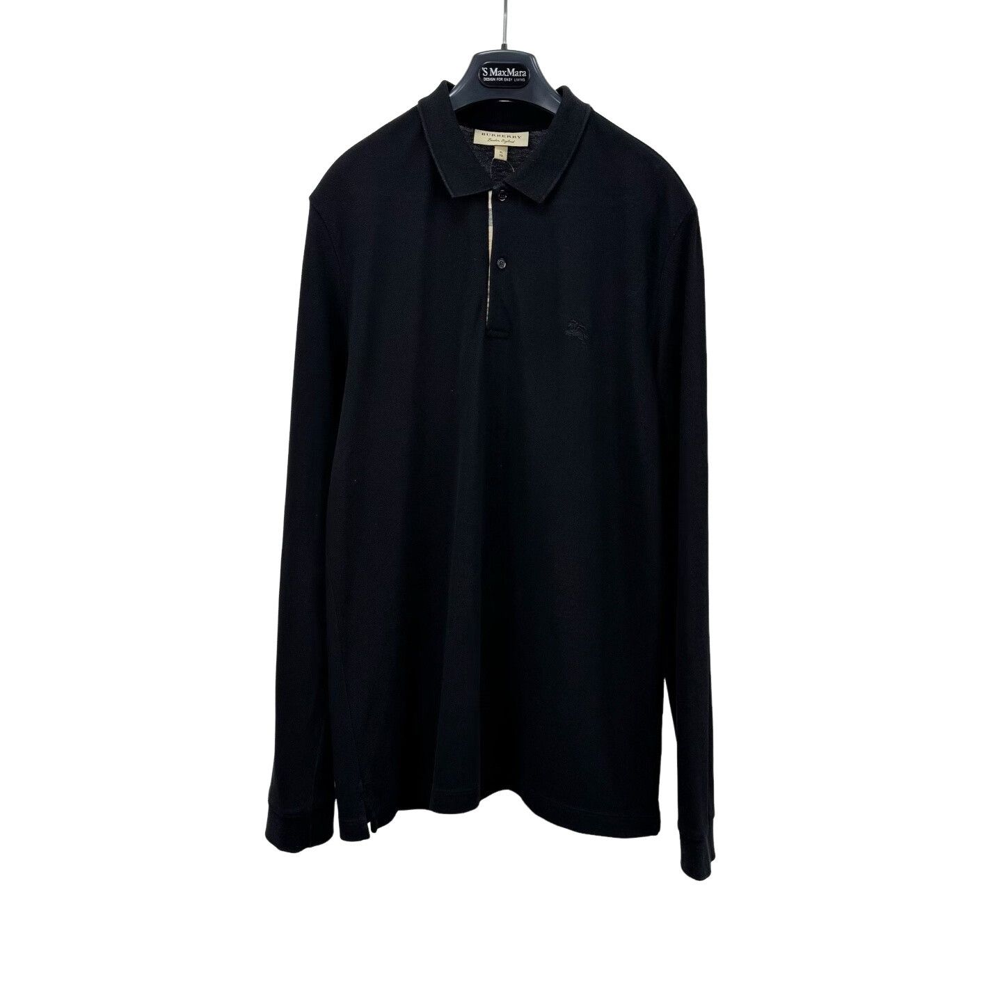 Burberry Burberry Embroidered Knight Long Sleeve Polo XL Size US XL / EU 56 / 4 - 1 Thumbnail
