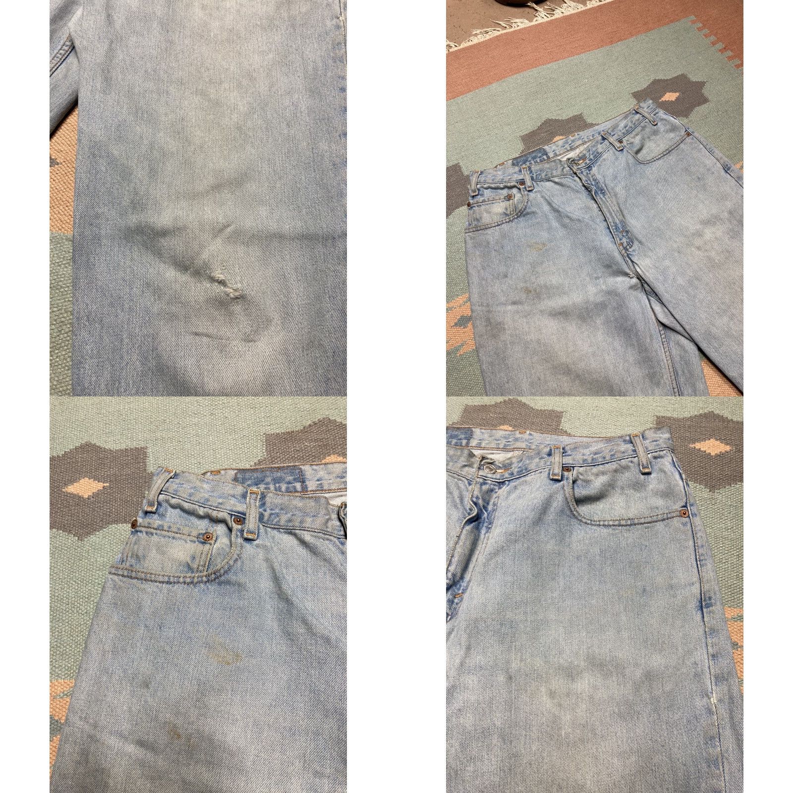 Levi's VINTAGE Levi’s Jeans 560 34x34 Tapered Loose Baggy 90s y2k skater faded grunge Mens Blue jeans Size US 34 / EU 50 - 9 Thumbnail
