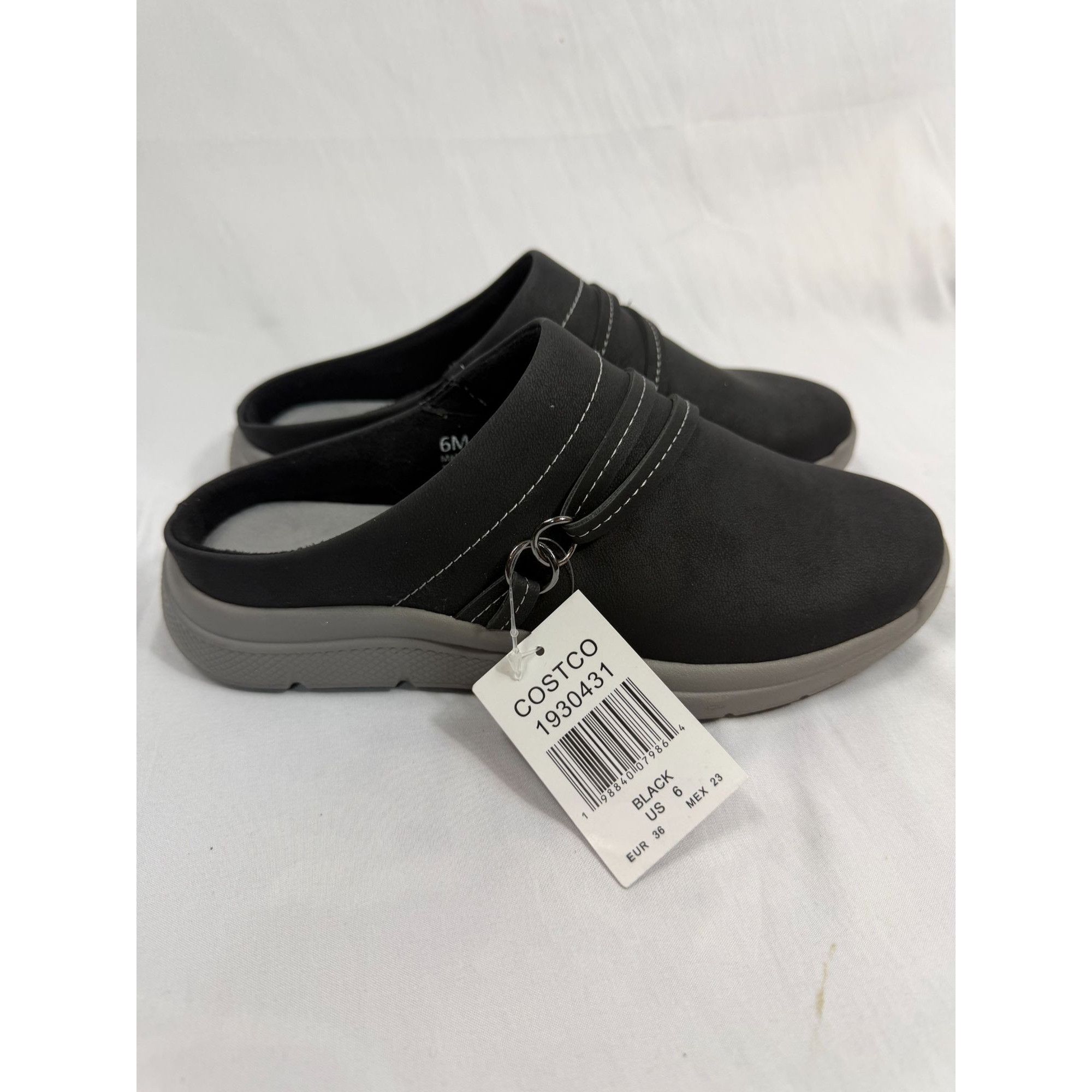 Other JSport Gina black Clogs Women US 6M Memory Foam Comfort Slip Size US 6 / IT 36 - 1 Thumbnail