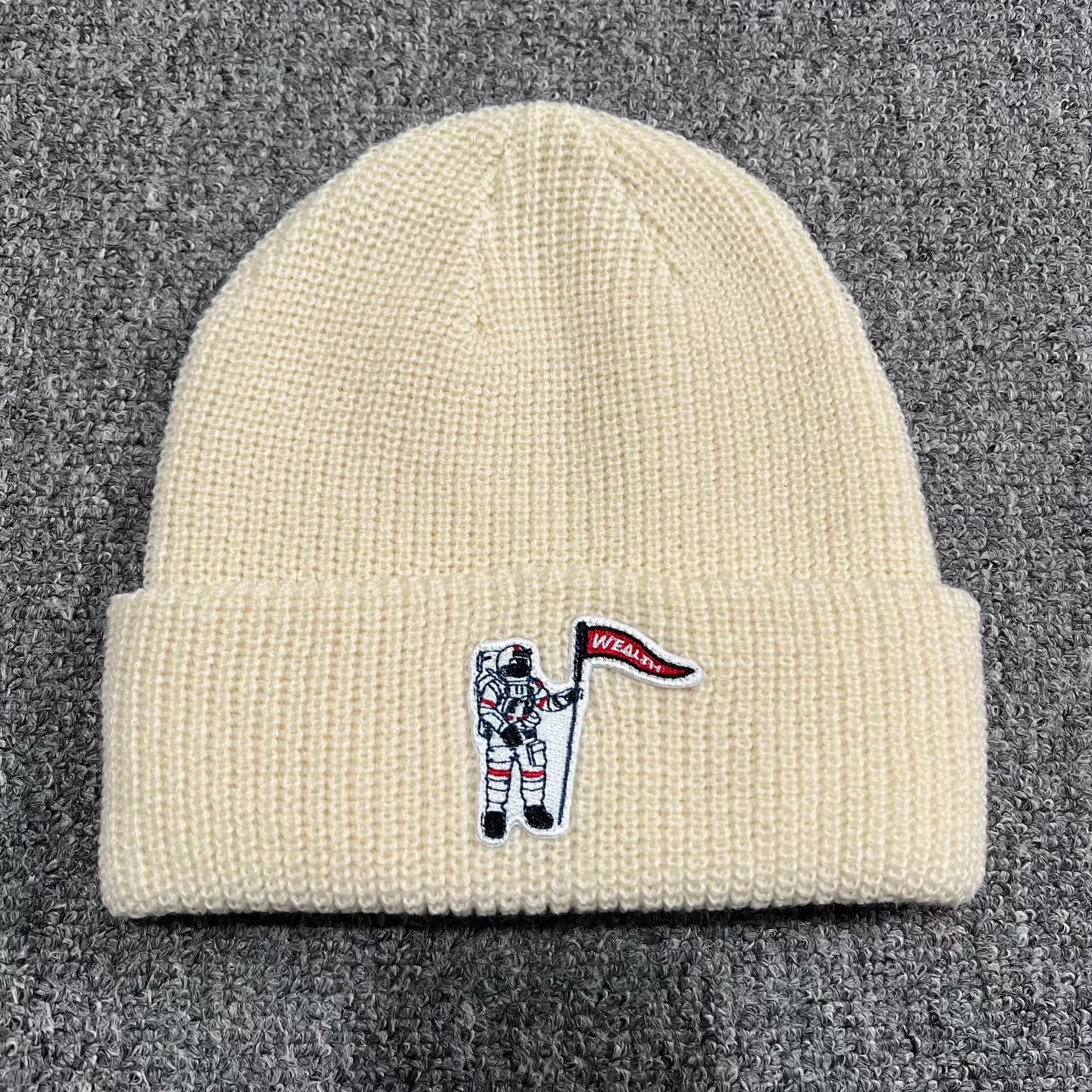 Billionaire Boys Club BBC EU Astronaut Embroidered Knit Beanie Q7 Size ONE SIZE - 2 Thumbnail
