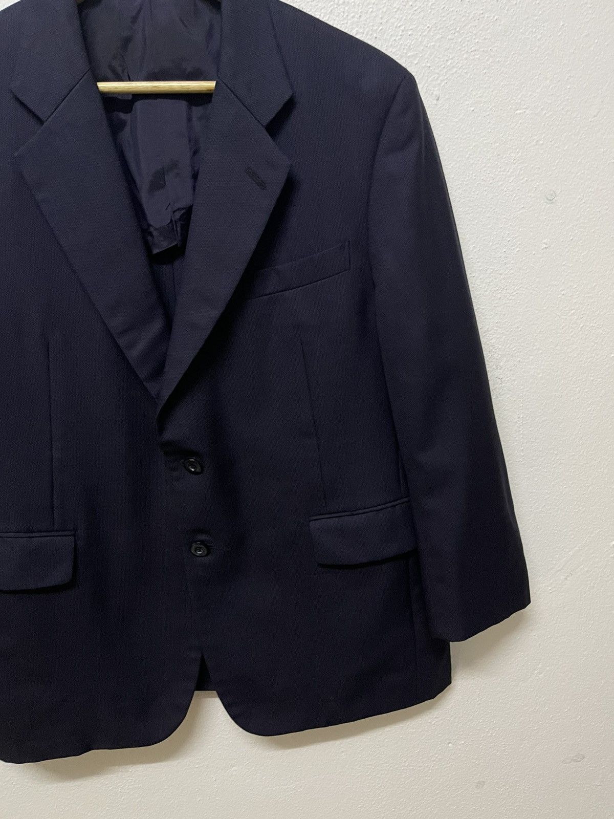 Balenciaga 2000s BALENCIAGA PARIS BLAZZER BLUE BLACK Size 38L - 4 Thumbnail
