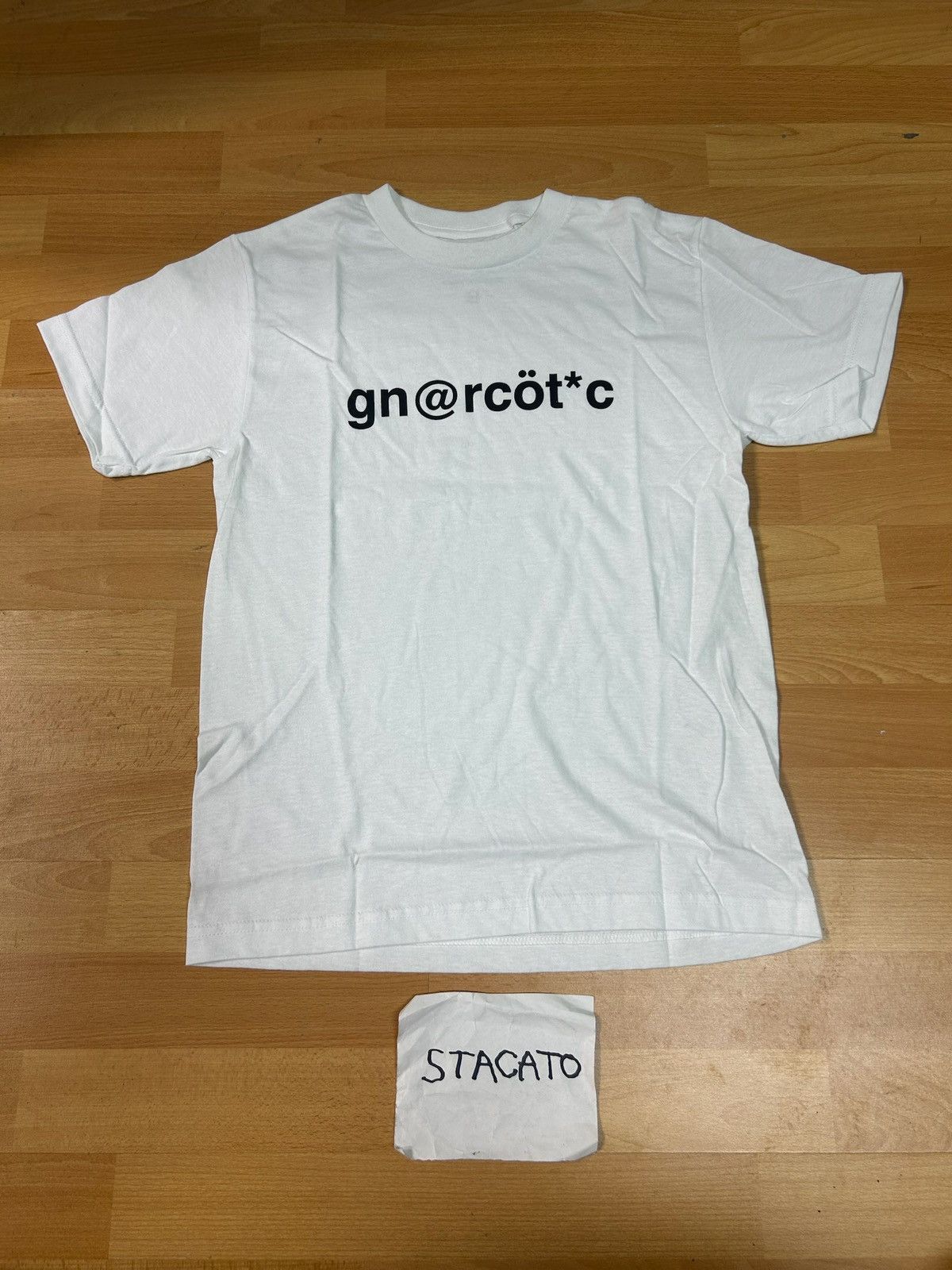 Gnarcotic × Rap Tees Gnarcotic Lil Gnar gn@rcöt*c Symbol Tee White Size US S / EU 44-46 / 1 - 1 Thumbnail