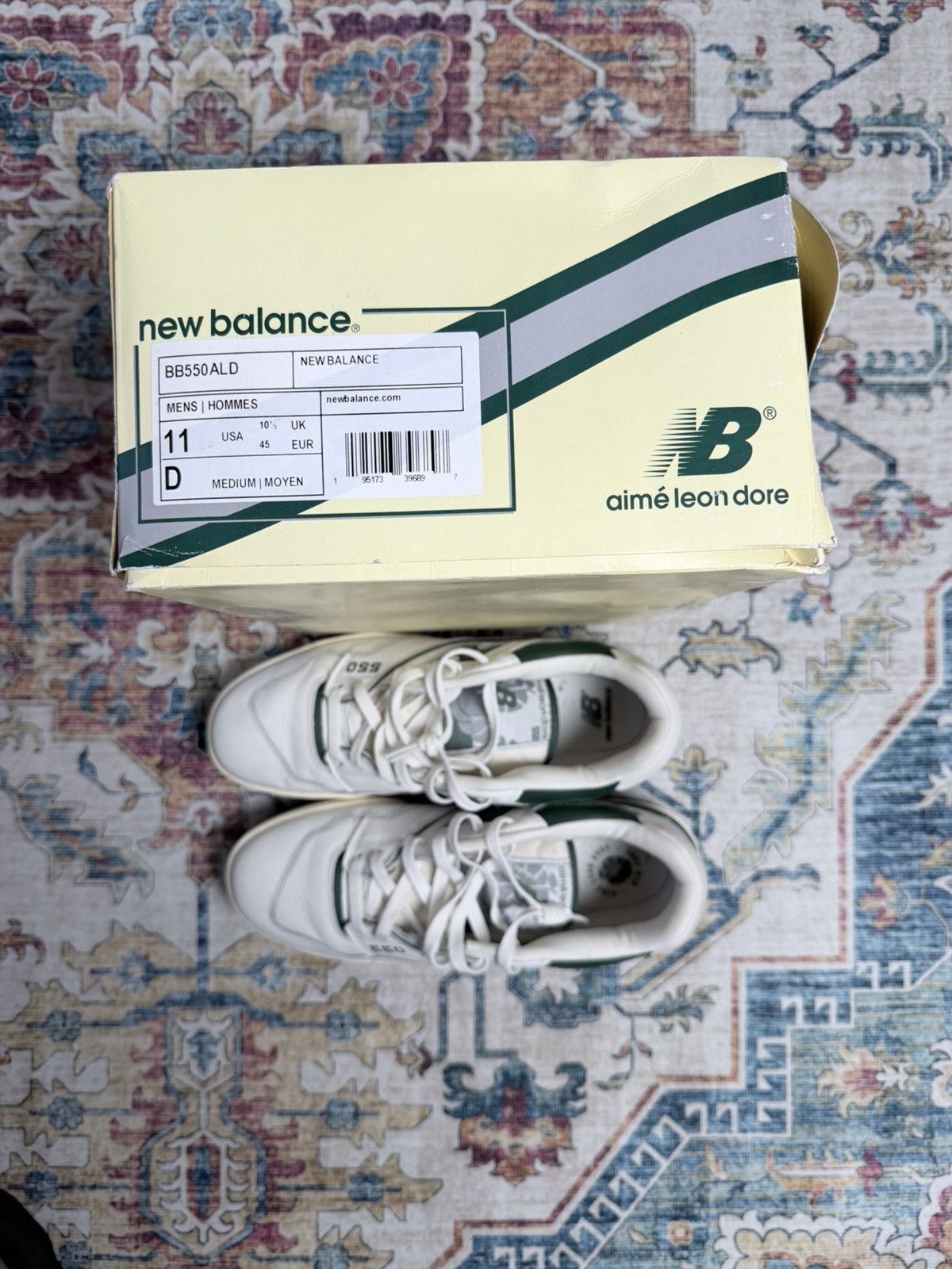 Aime Leon Dore × New Balance New Balance 550 ALD Size US 11 / EU 44 - 2 Thumbnail