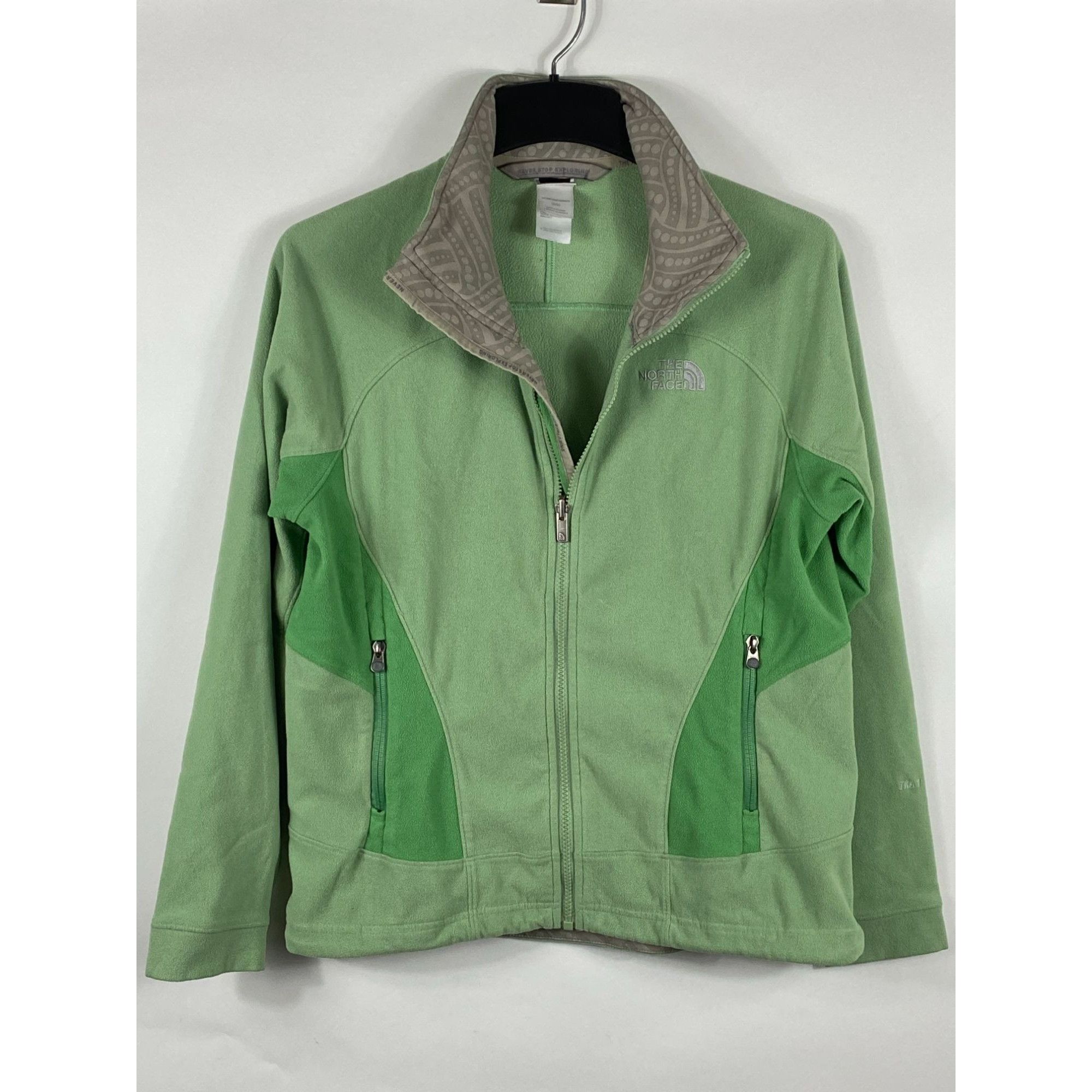 The North Face Vintage The North Face Full Zip Fleece Jacket Green Size Med Size M / US 6-8 / IT 42-44 - 1 Thumbnail