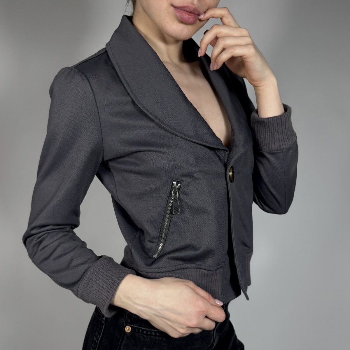 Diesel Vintage Y2K Diesel Retro Jacket / Blazer Casual 90s Style Size S / US 4 / IT 40 - 3 Thumbnail