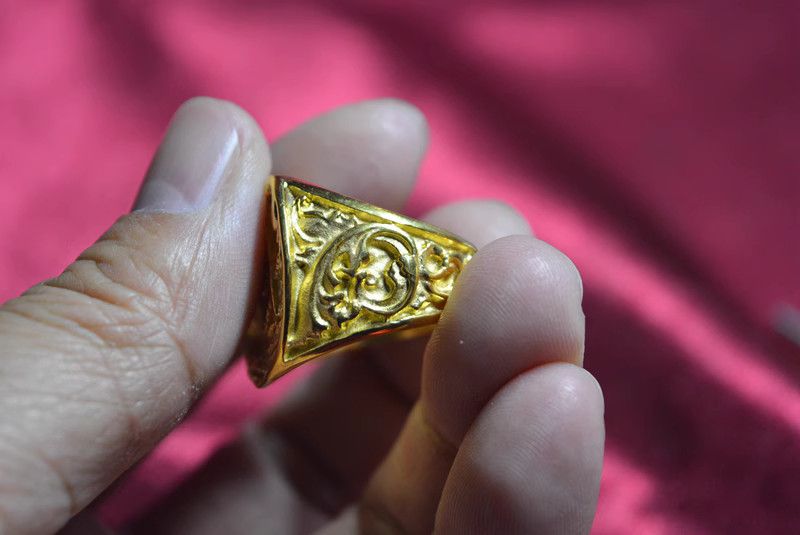 Jewelry Freemasonry Jewelry Rings Open Size Chrome Ring (Size 7-13) Size ONE SIZE - 3 Thumbnail