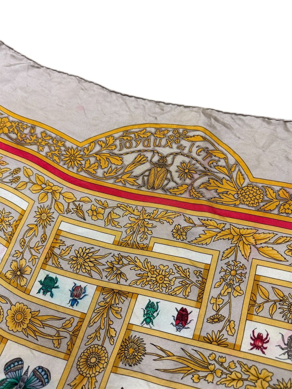 Hermes vintage Herme’s Paris JoyauxdeL’ete Jacquelot 90s Silk Scarf Size ONE SIZE - 2 Thumbnail