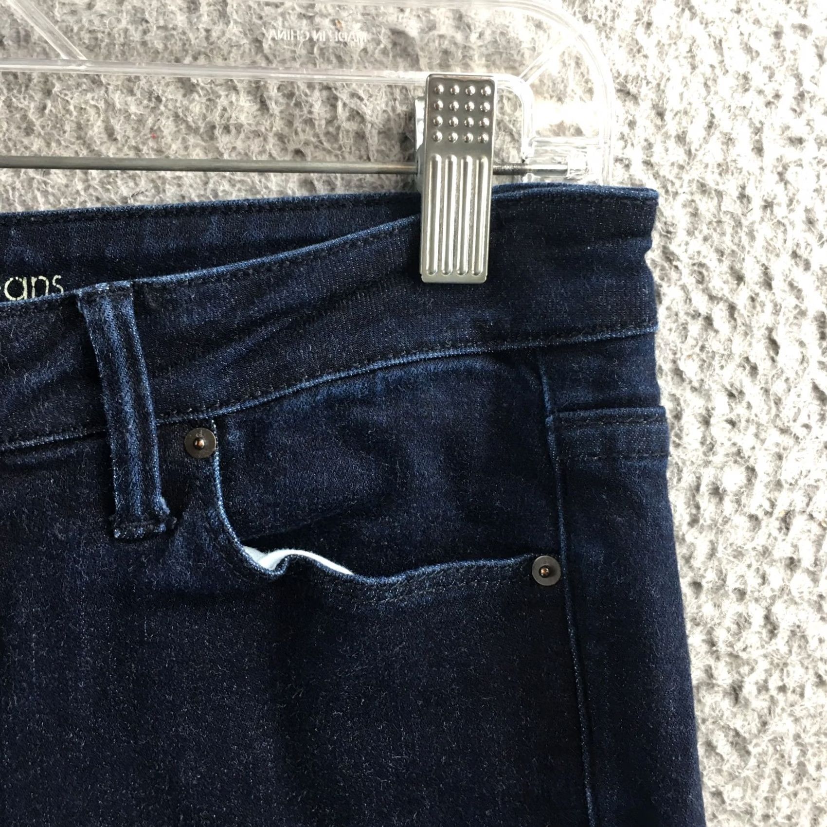 Calvin Klein Calvin Klein Skinny Jeans Womens 8X30 Blue Denim Mid Rise Zip Fly Button Front Jeans Size 30" / US 8 / IT 44 - 4 Thumbnail